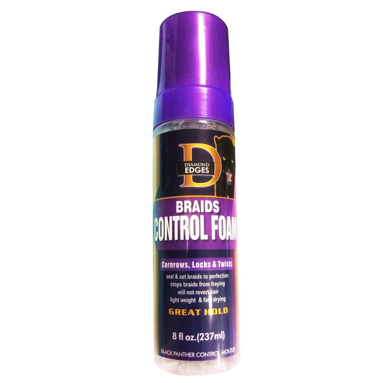 Black Panthers Braid Control Foam 6 Oz Black Panthers Braid Control Foam 6 Oz
