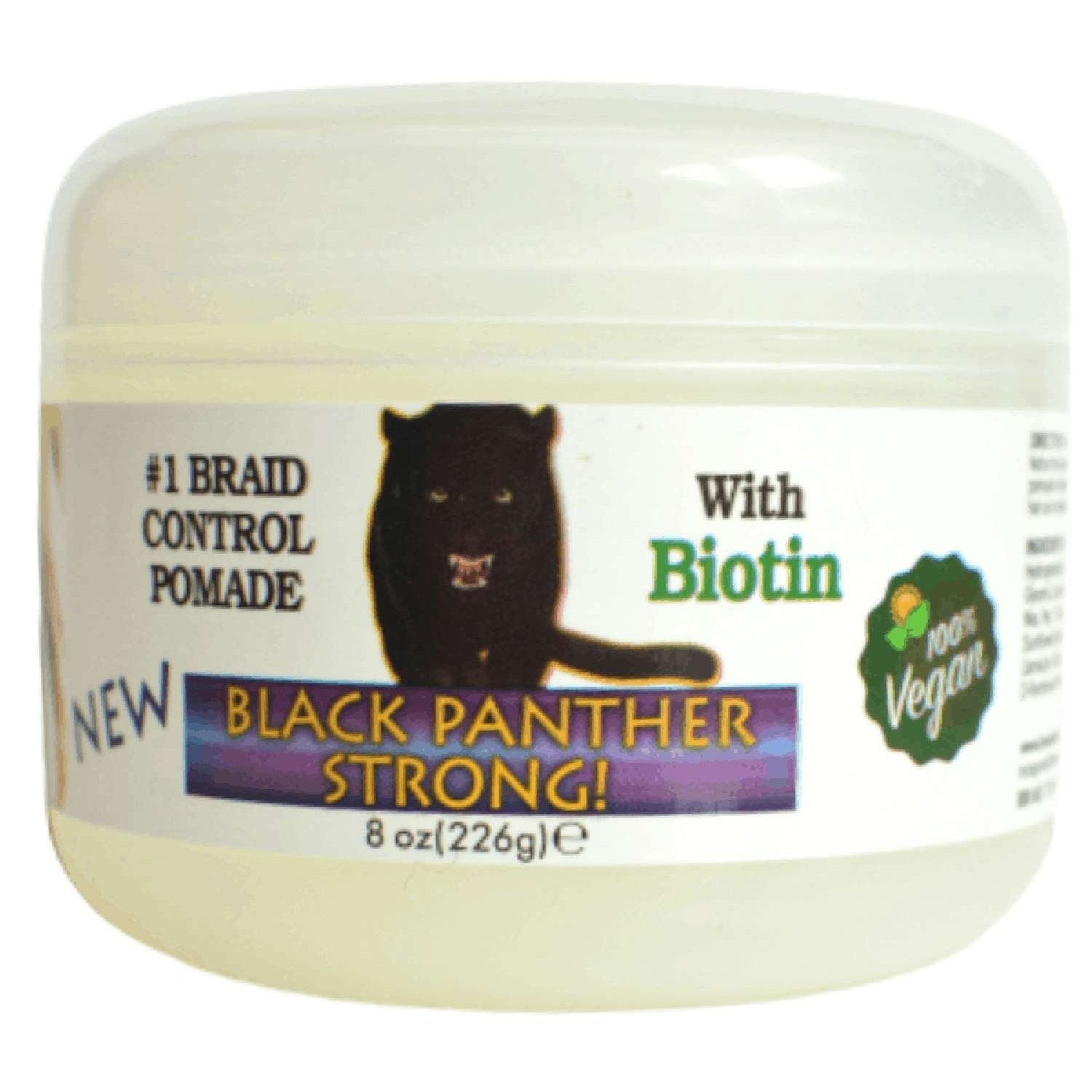 Black Panther - Vegan Strong Holding Pomade 8 Oz Black Panther - Vegan Strong Holding Pomade 8 Oz