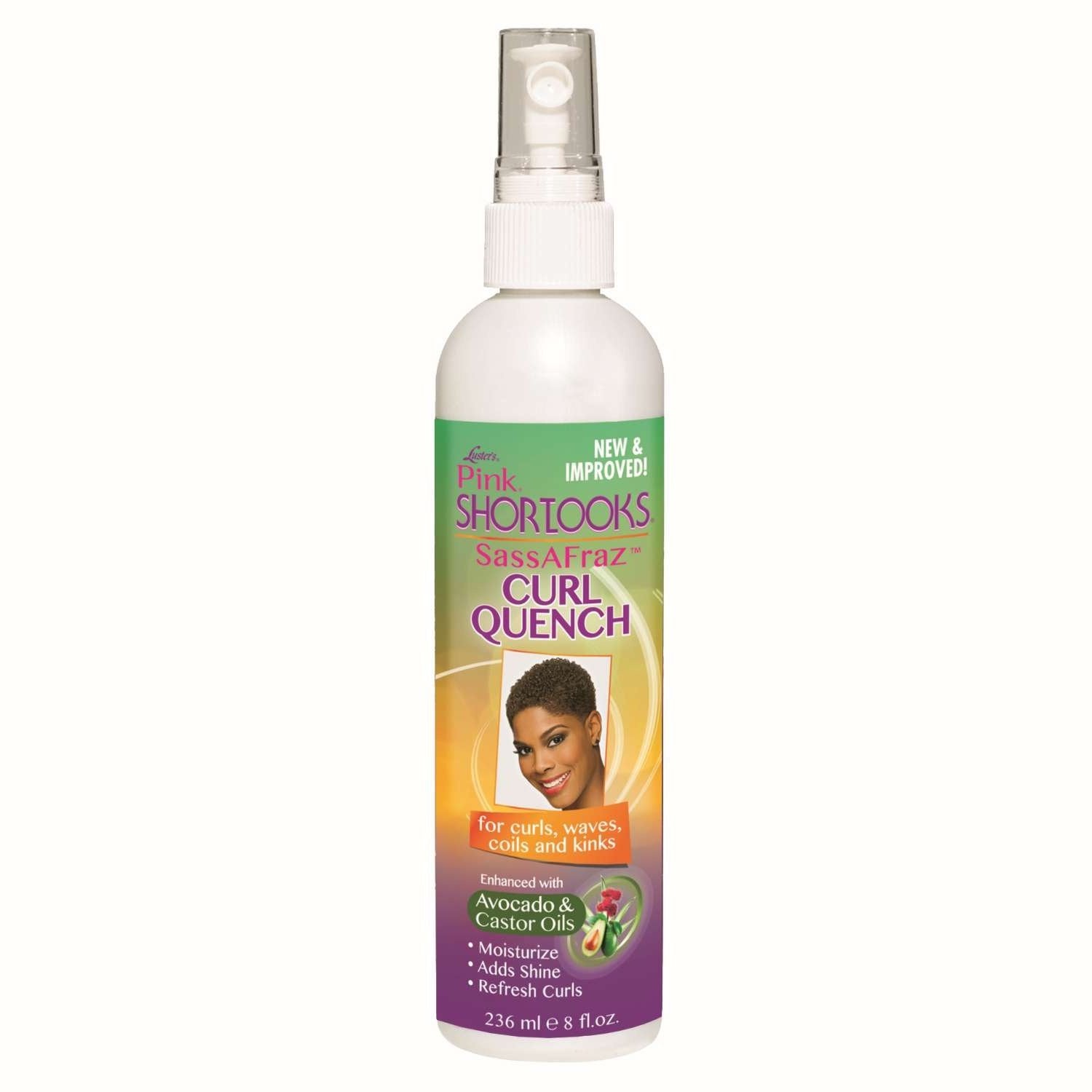 Pink Short Looks Sassafraz Styling Spray 8 Oz Pink Short Looks Sassafraz Styling Spray 8 Oz