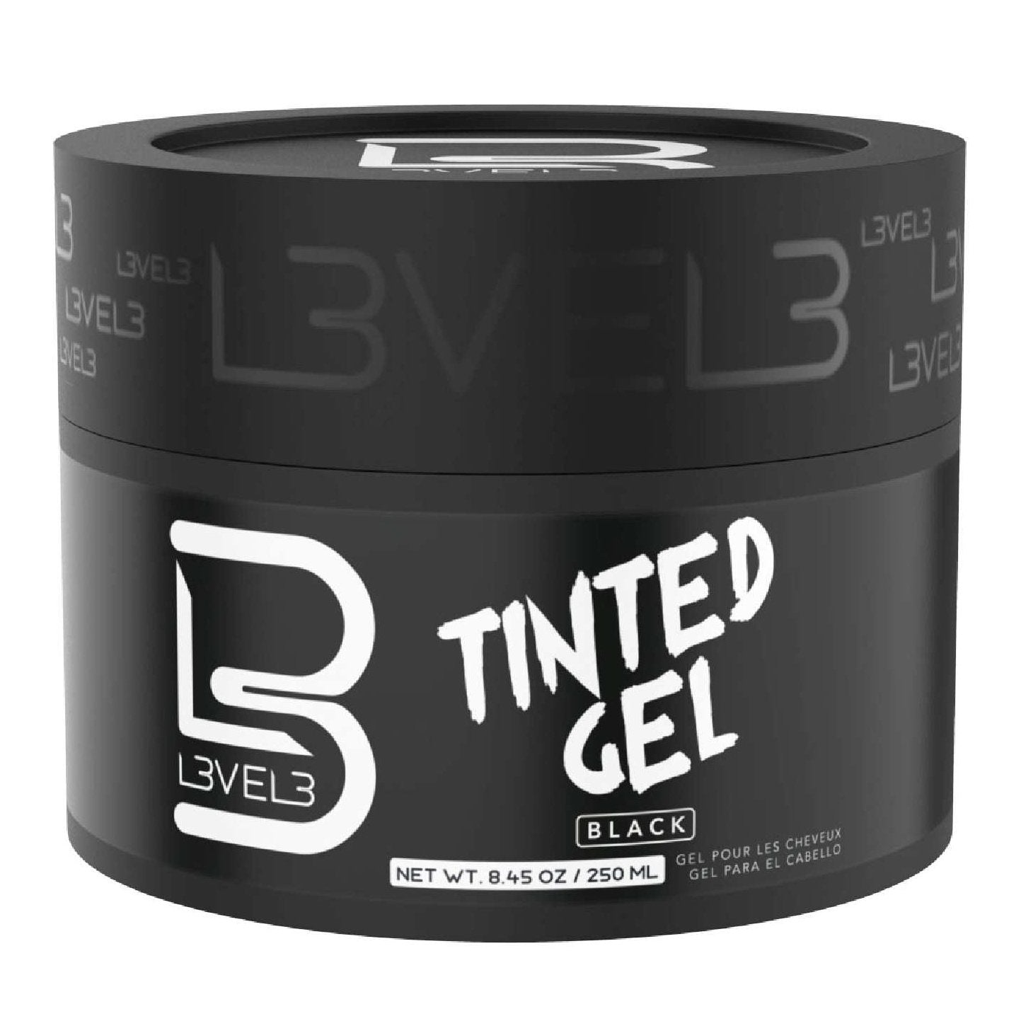 L3Vel3 Tinted Gel Black 8.45 Oz L3Vel3 Tinted Gel Black 8.45 Oz