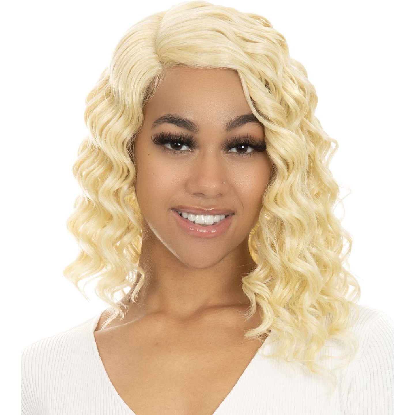 Synthetic Lace Wig Lw389 Chante-#Blonde Synthetic Lace Wig Lw389 Chante-#Blonde