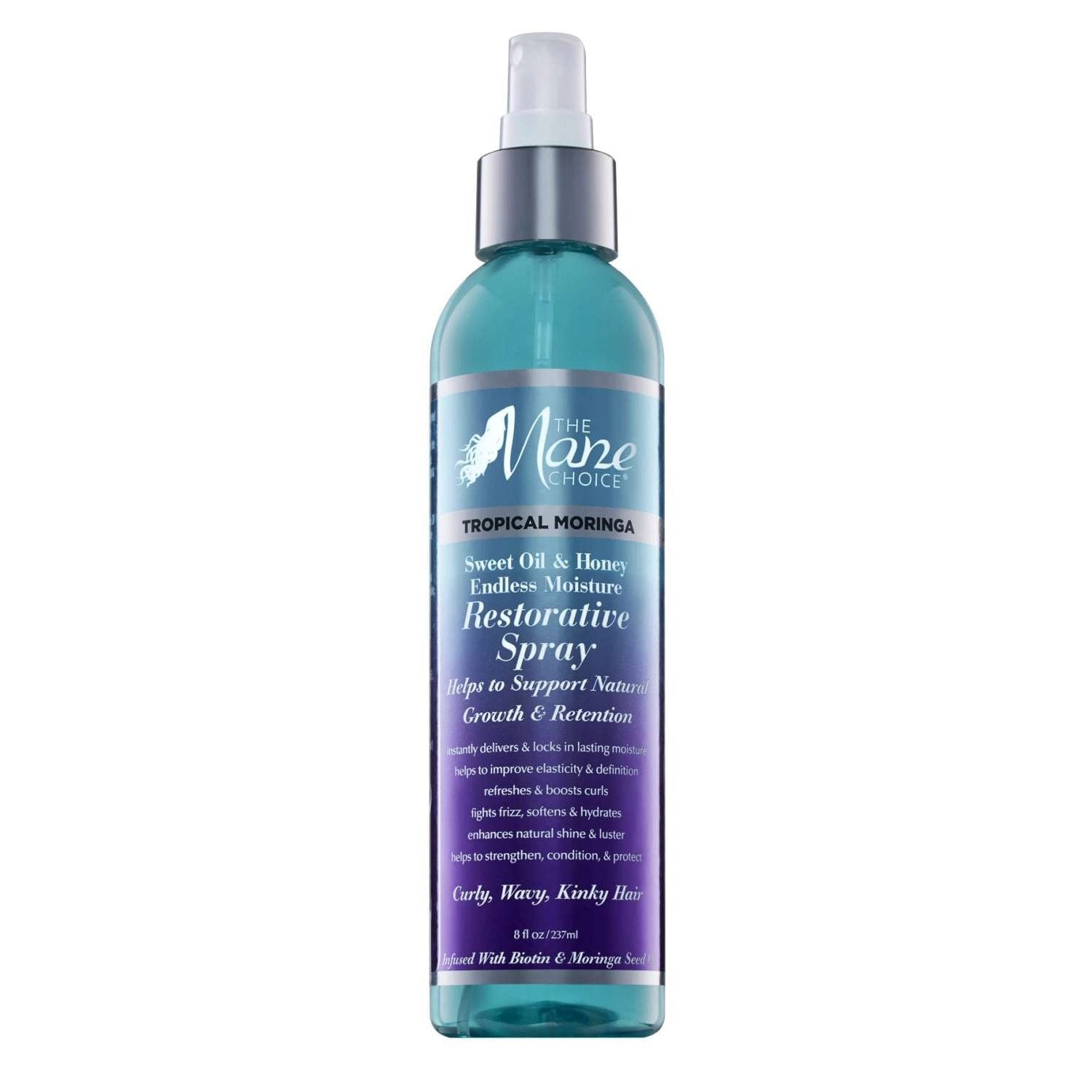The Mane Choice Tropical Moringa Sweet Oils Honey Endless Moisture Restorative Spray 8 Oz The Mane Choice Tropical Moringa Sweet Oils Honey Endless Moisture Restorative Spray 8 Oz