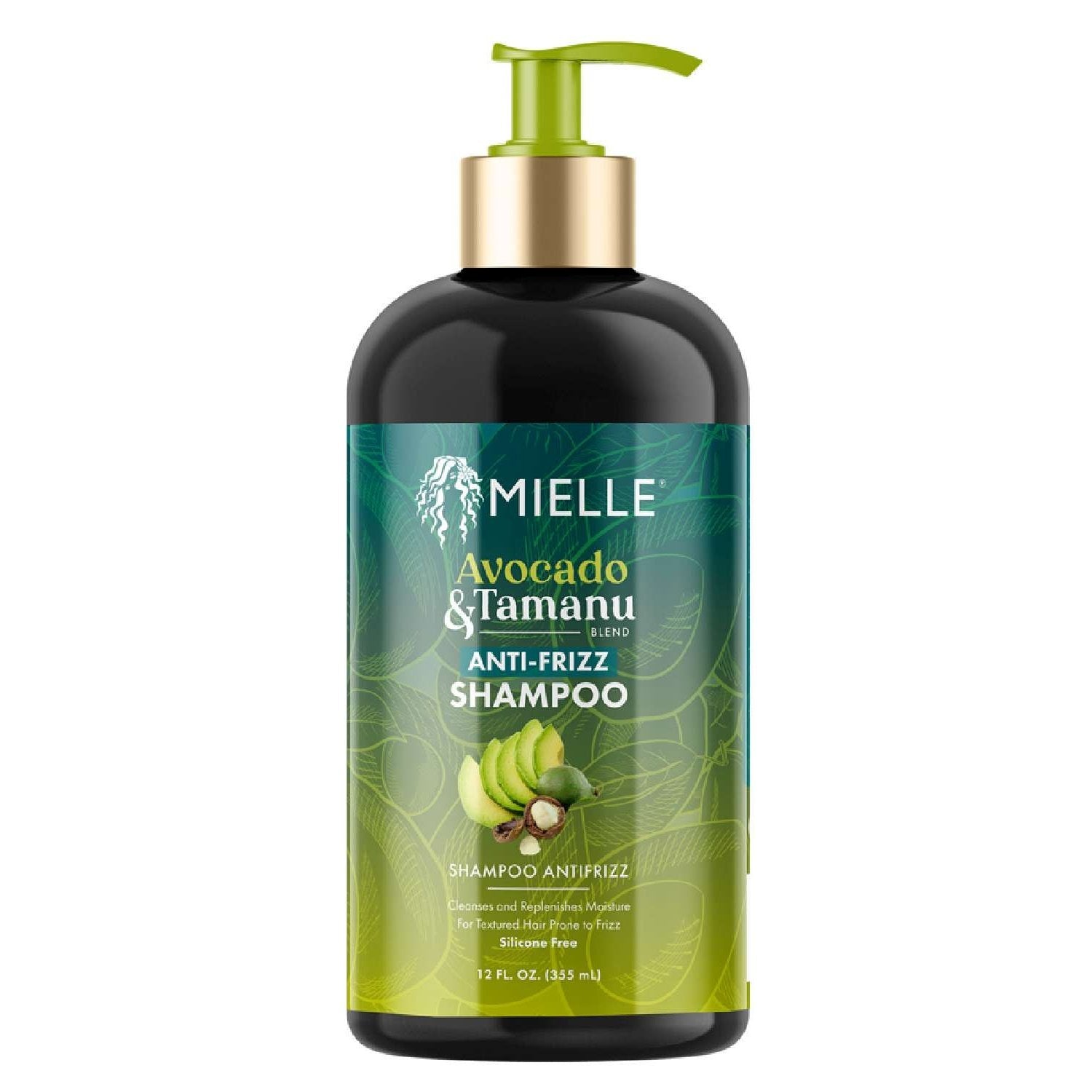 Mielle Avocado Tamanu Anti-Frizz Shampoo 12.0 Fl Oz Mielle Avocado Tamanu Anti-Frizz Shampoo 12.0 Fl Oz