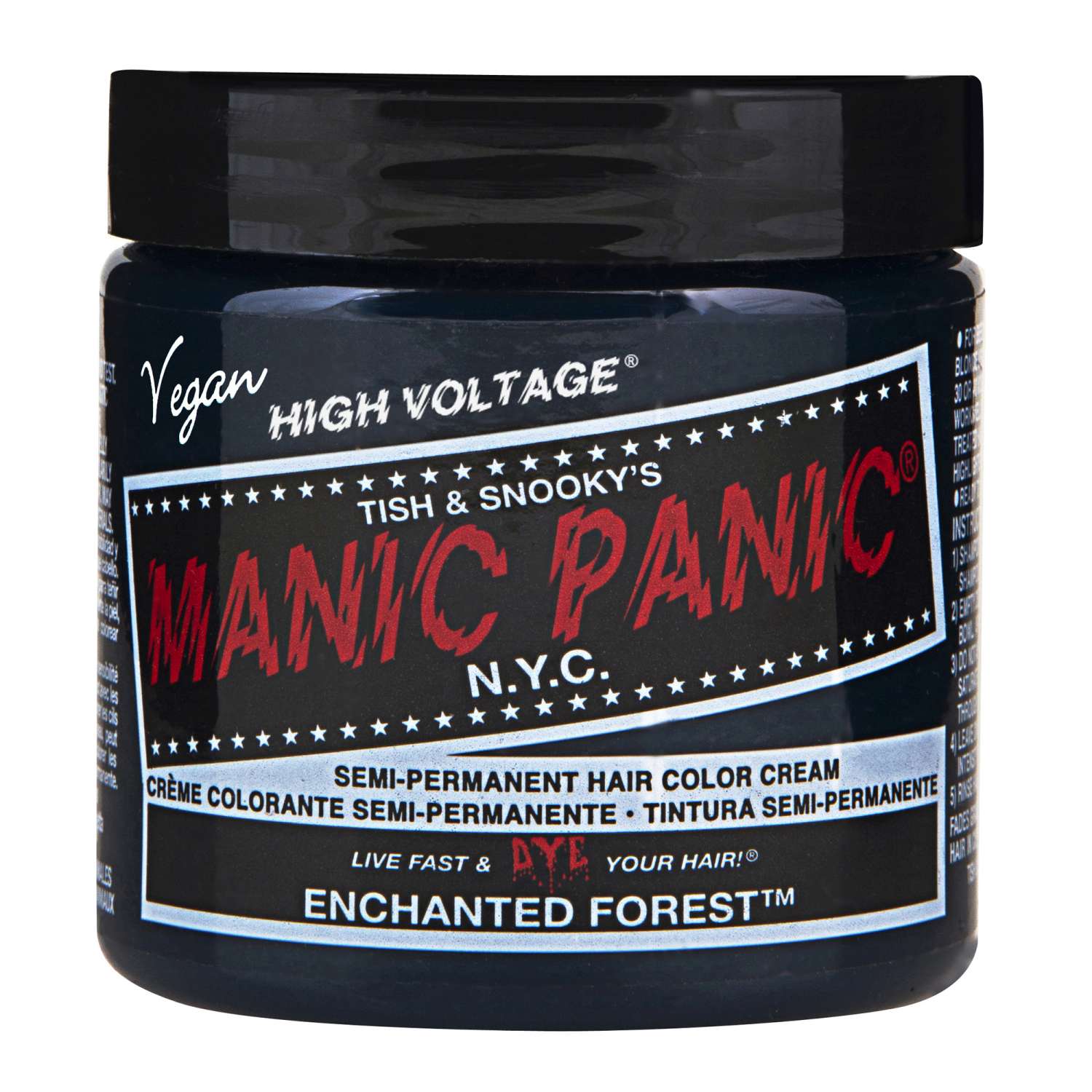 Manic Panic Semi Permanent Cream Hair Color - Enchanted Forest 4 Oz Manic Panic Semi Permanent Cream Hair Color - Enchanted Forest 4 Oz