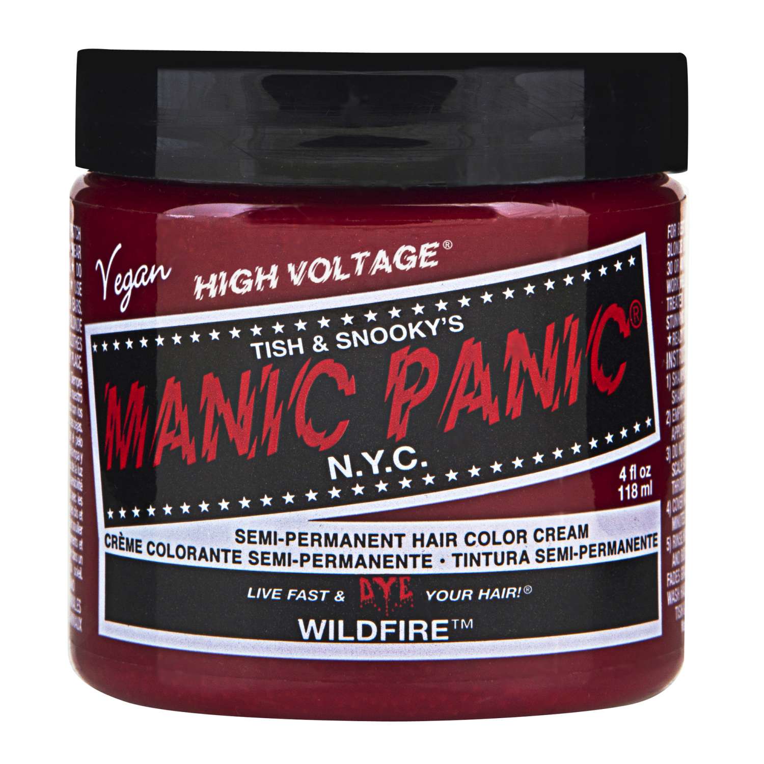 Manic Panic Semi Permanent Cream Hair Color - Wildfire 4 Oz Manic Panic Semi Permanent Cream Hair Color - Wildfire 4 Oz