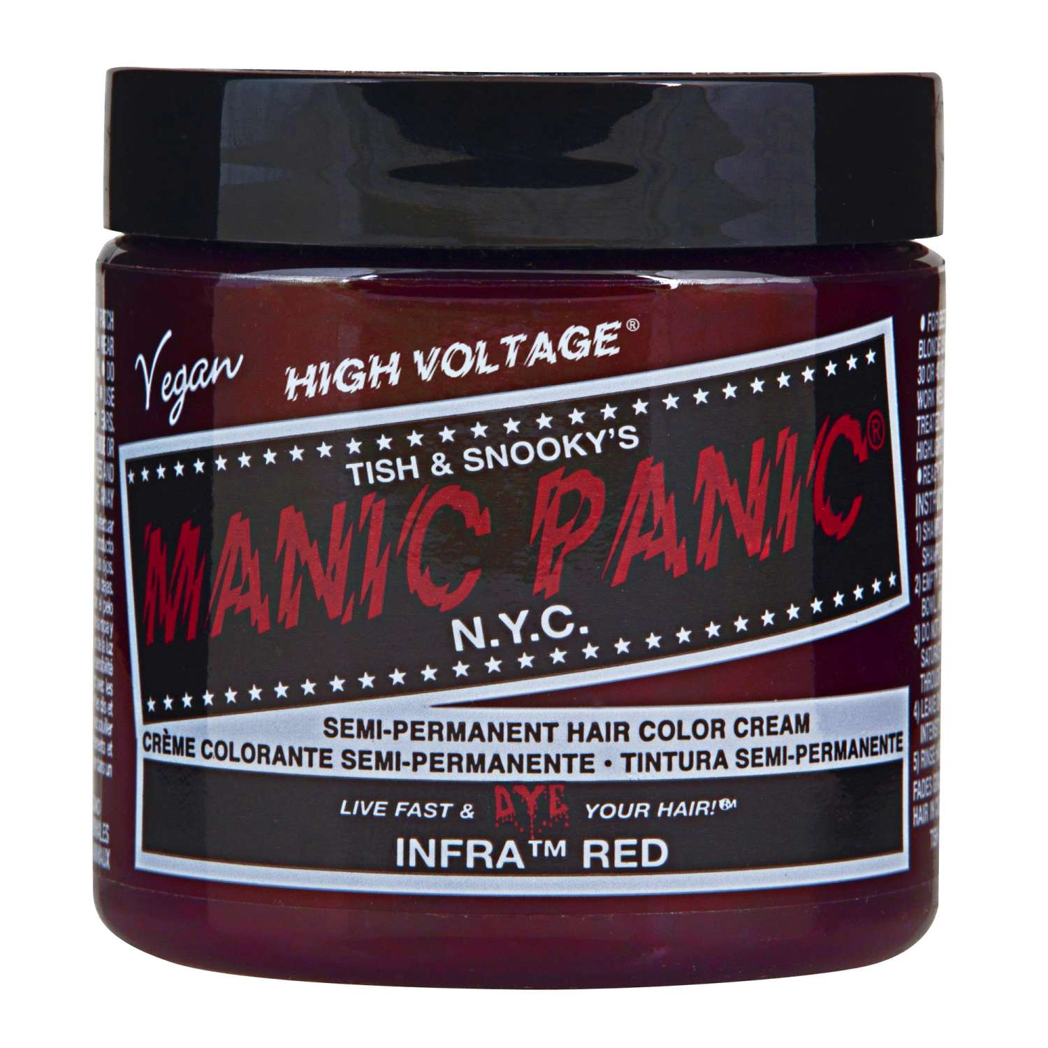 Manic Panic Semi Permanent Cream Hair Color - Infra Red 4 Oz Manic Panic Semi Permanent Cream Hair Color - Infra Red 4 Oz