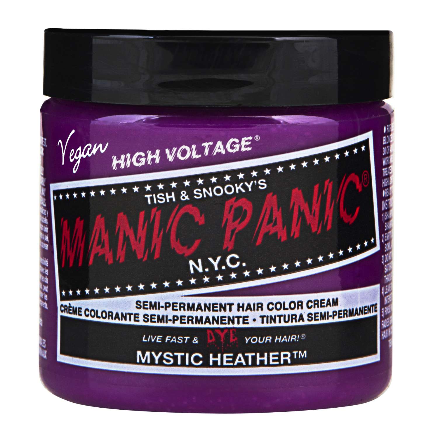 Manic Panic Semi Permanent Cream Hair Color - Mystic Heather 4 Oz Manic Panic Semi Permanent Cream Hair Color - Mystic Heather 4 Oz