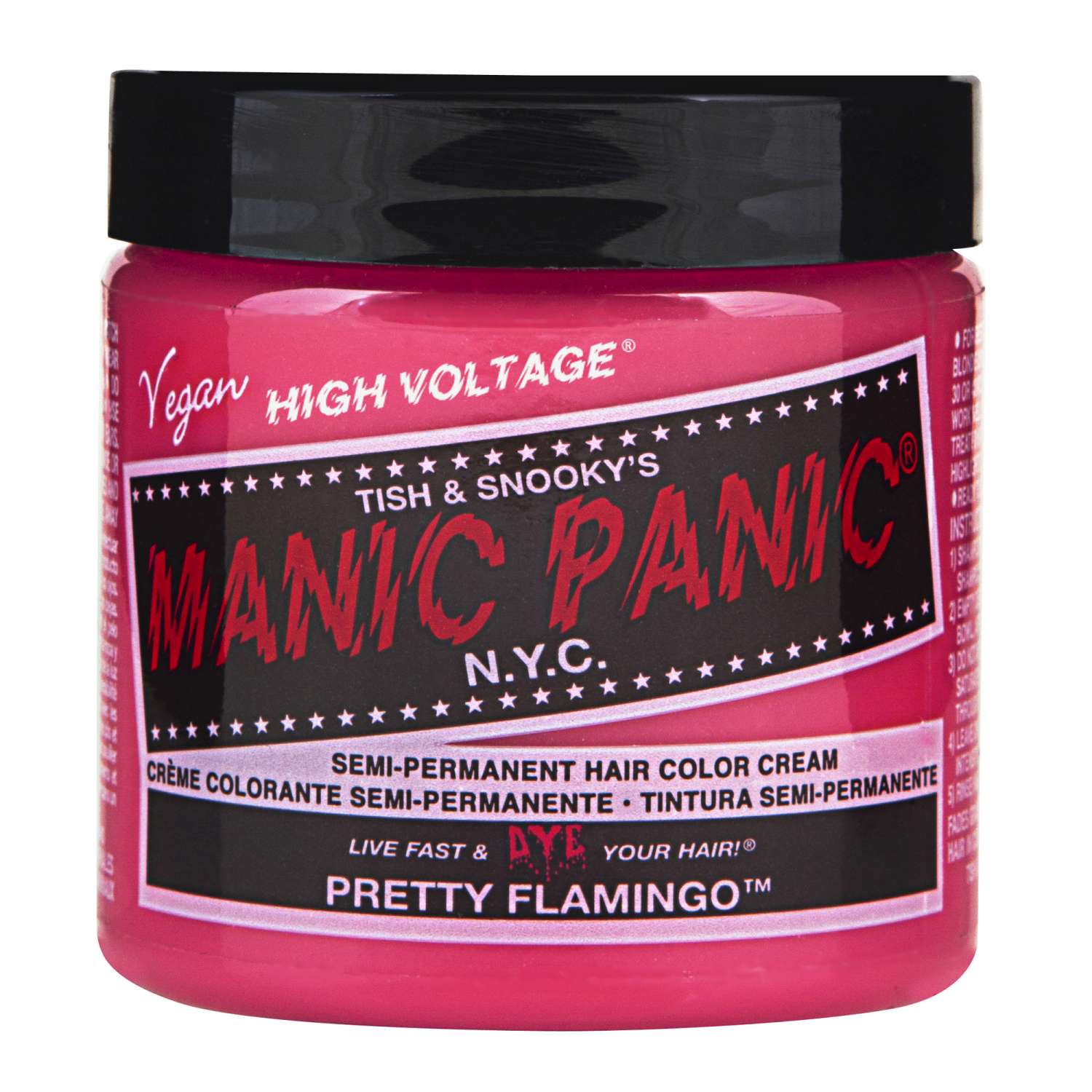 Manic Panic Semi Permanent Cream Hair Color - Pretty Flamingo 4 Oz Manic Panic Semi Permanent Cream Hair Color - Pretty Flamingo 4 Oz