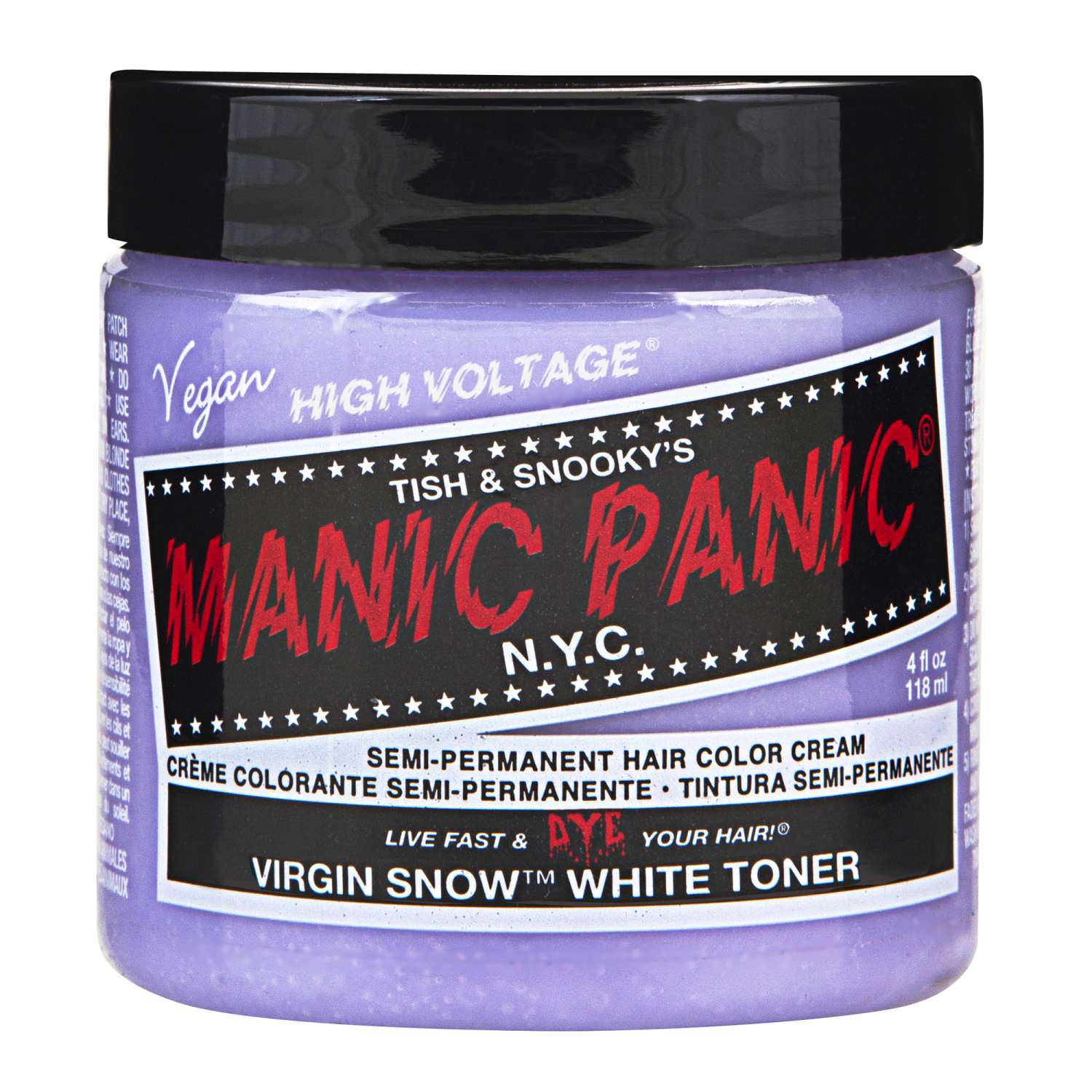 Manic Panic Semi Permanent Cream Hair Color - Virgin Snow 4 Oz Manic Panic Semi Permanent Cream Hair Color - Virgin Snow 4 Oz