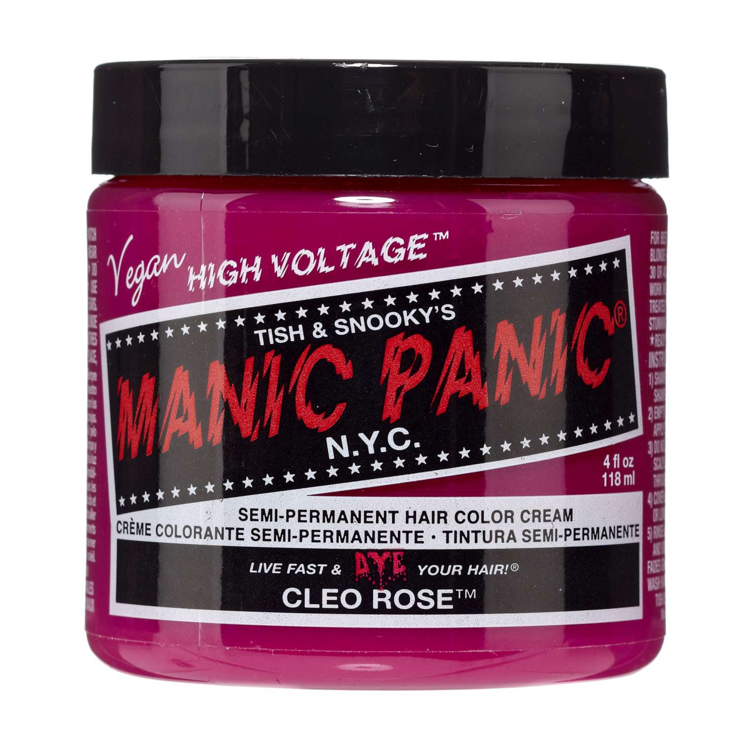 Manic Panic Semi Permanent Cream Hair Color - Cleo Rose 4 Oz Manic Panic Semi Permanent Cream Hair Color - Cleo Rose 4 Oz