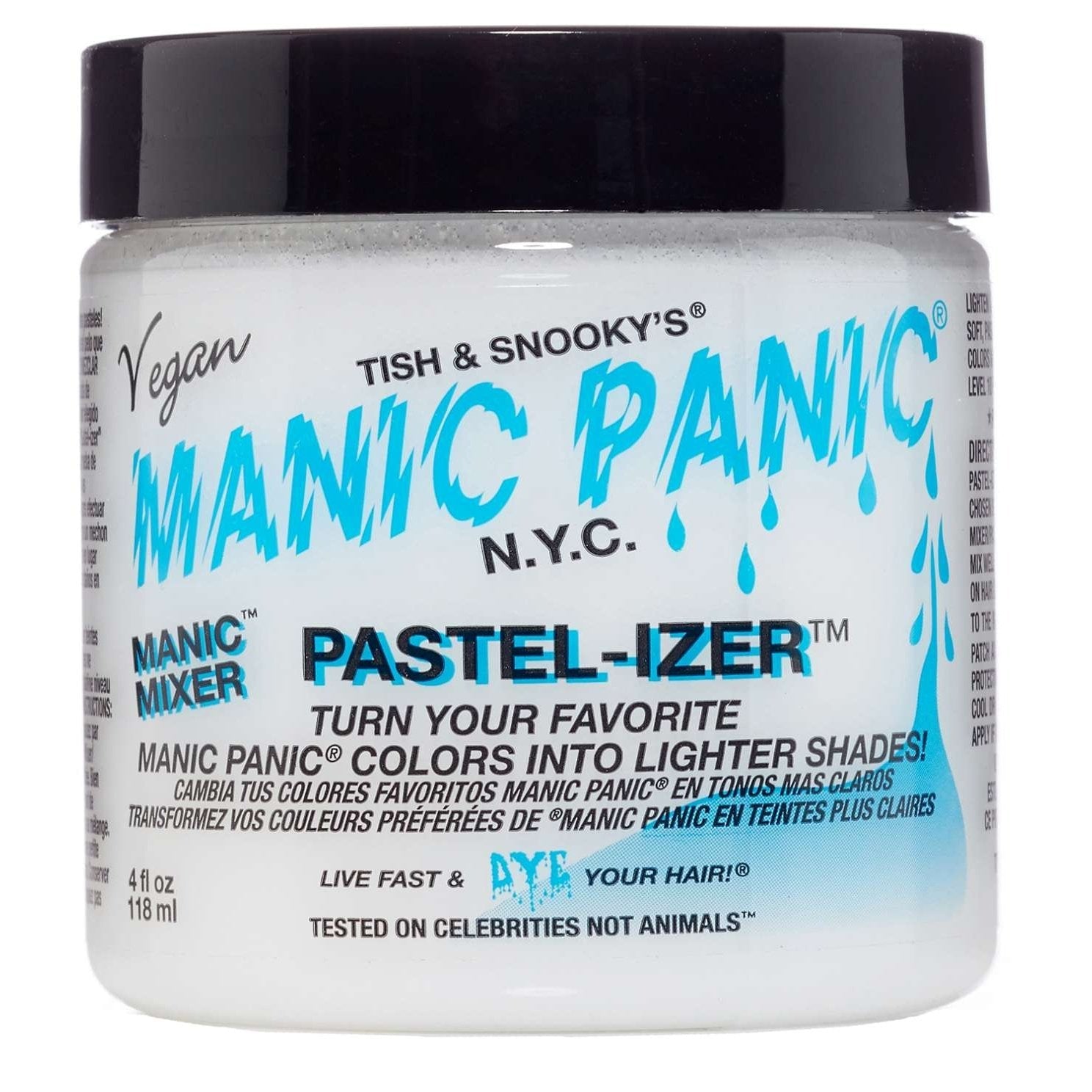 Manic Panic Semi Permanent Cream Hair Color - Pastelizer 4 Oz Manic Panic Semi Permanent Cream Hair Color - Pastelizer 4 Oz