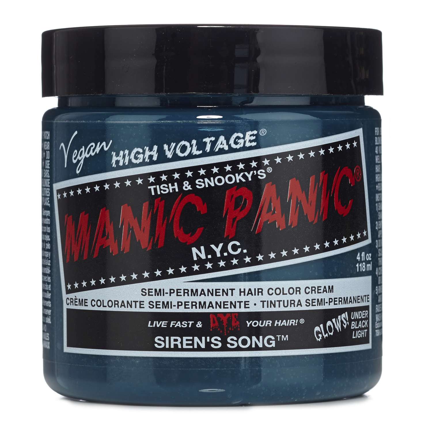 Manic Panic Semi Permanent Cream Hair Color - Sirens Song 4 Oz Manic Panic Semi Permanent Cream Hair Color - Sirens Song 4 Oz