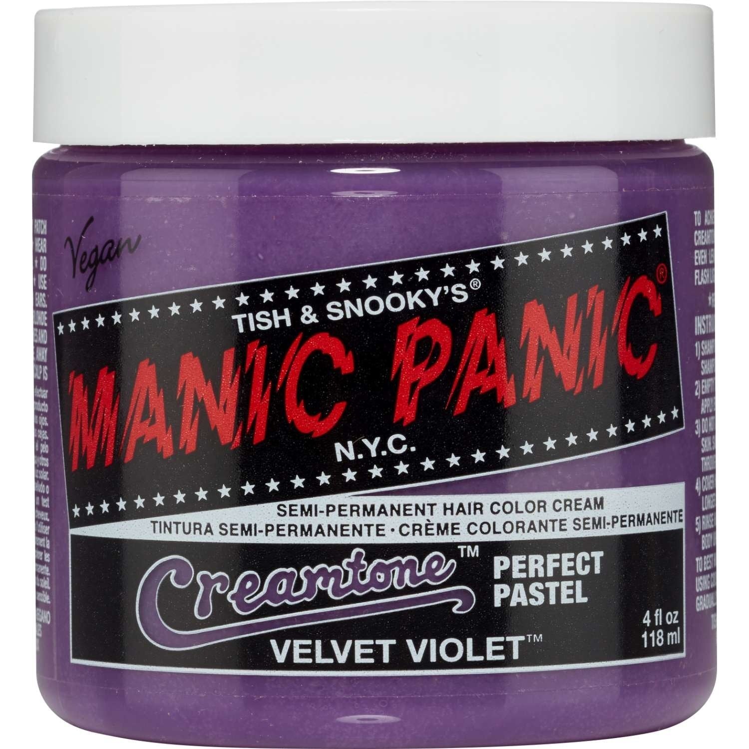 Manic Panic Creamtone - Velvet Violet 4 Oz Manic Panic Creamtone - Velvet Violet 4 Oz