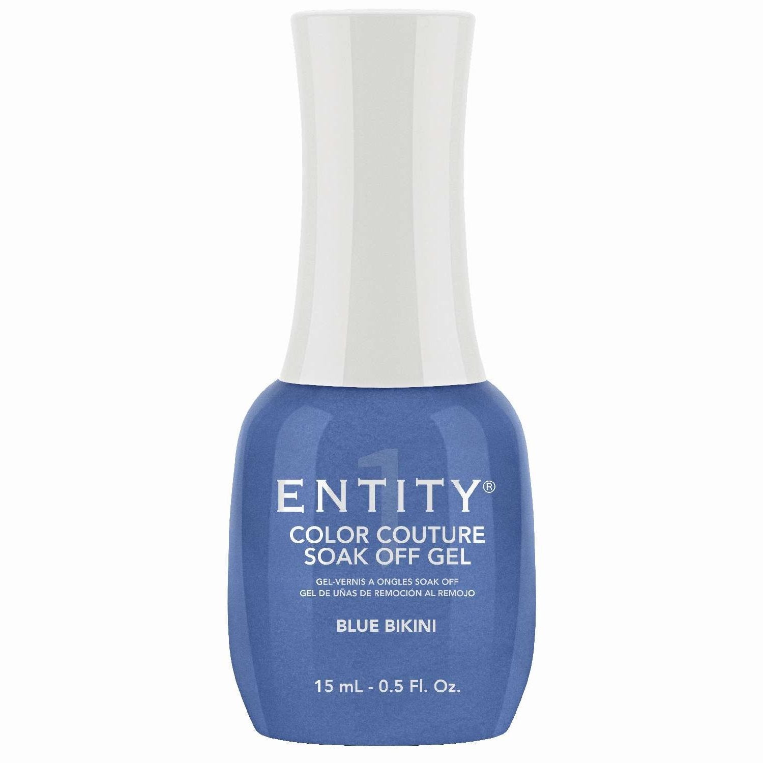 Entity Color Couture Soak Off Gel Blue Bikini 0.5 Fl Oz Entity Color Couture Soak Off Gel Blue Bikini 0.5 Fl Oz