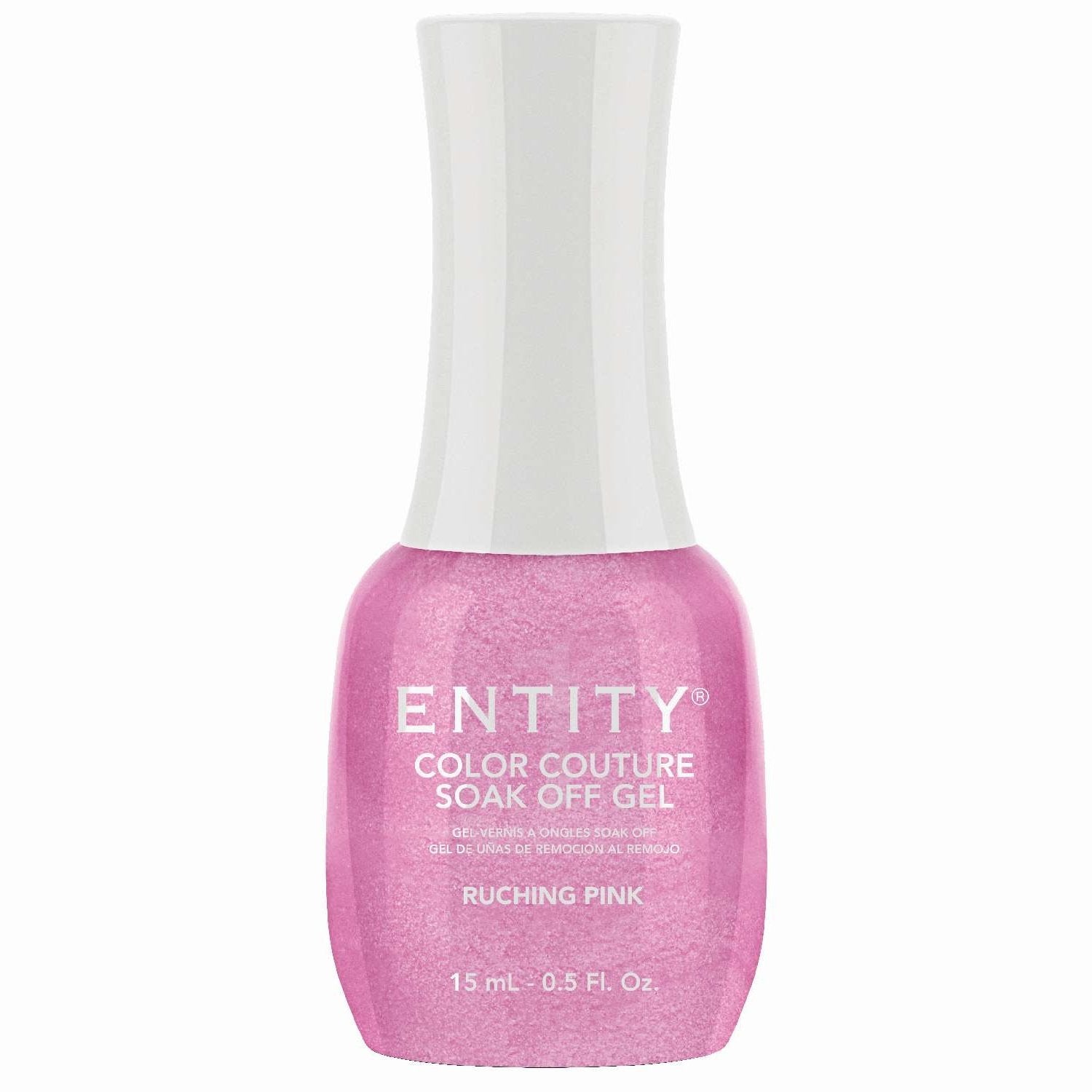 Entity Color Couture Soak Off Gel Ruching Pink 0.5 Fl Oz Entity Color Couture Soak Off Gel Ruching Pink 0.5 Fl Oz