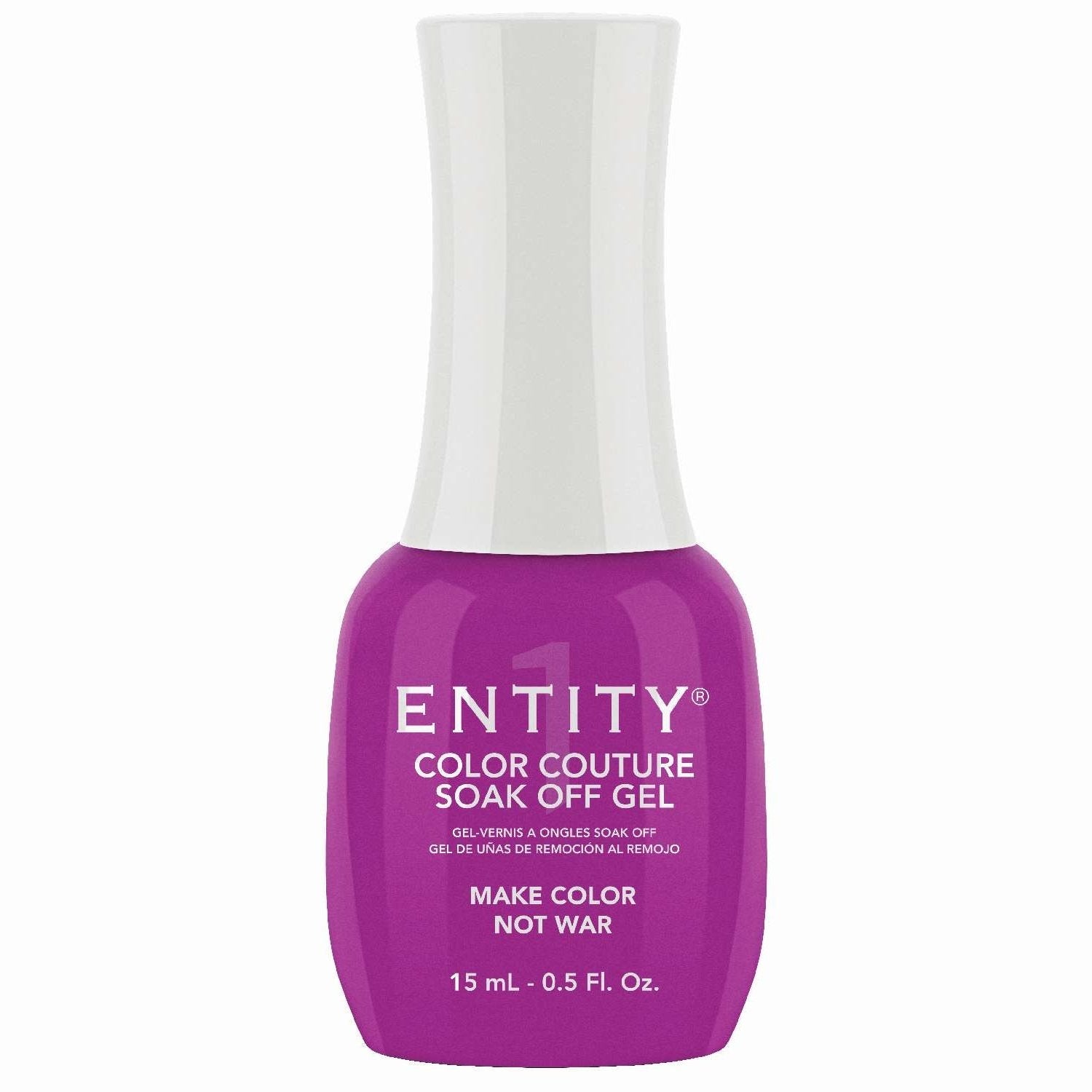 Entity Color Couture Soak Off Gel Make Color Not War 0.5 Fl Oz Entity Color Couture Soak Off Gel Make Color Not War 0.5 Fl Oz