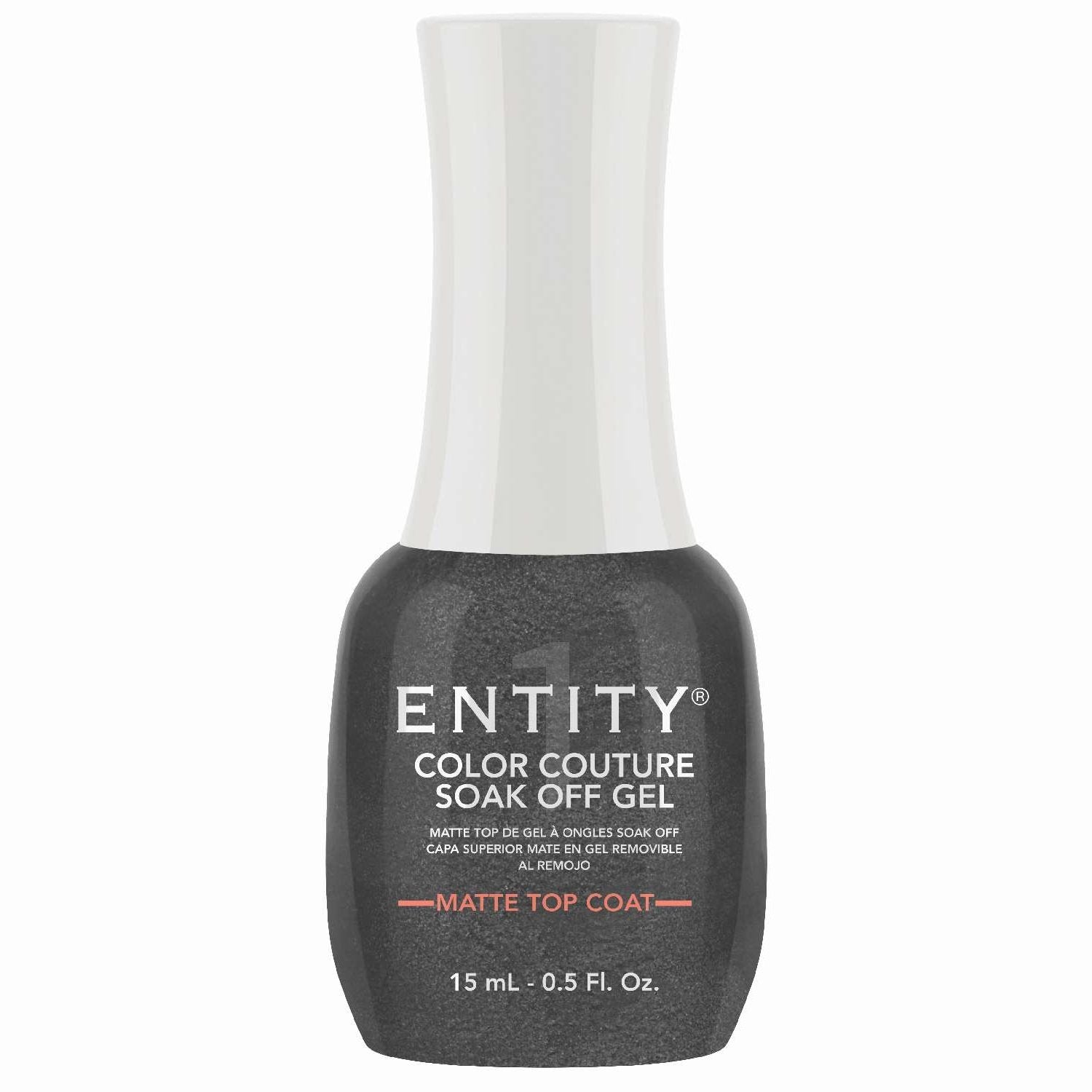 Entity Color Couture Soak Off Gel Matte Top Coat 0.5 Fl Oz Entity Color Couture Soak Off Gel Matte Top Coat 0.5 Fl Oz
