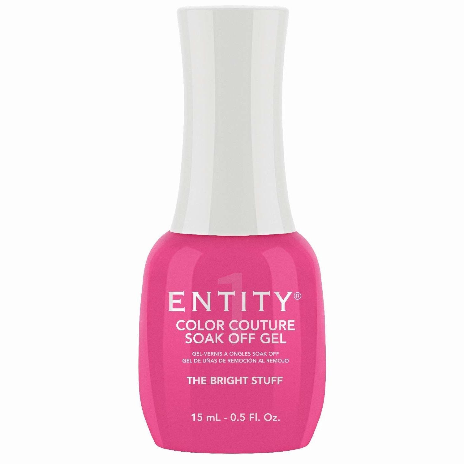 Entity Color Couture Soak Off Gel The Bright Stuff 0.5 Fl Oz Entity Color Couture Soak Off Gel The Bright Stuff 0.5 Fl Oz