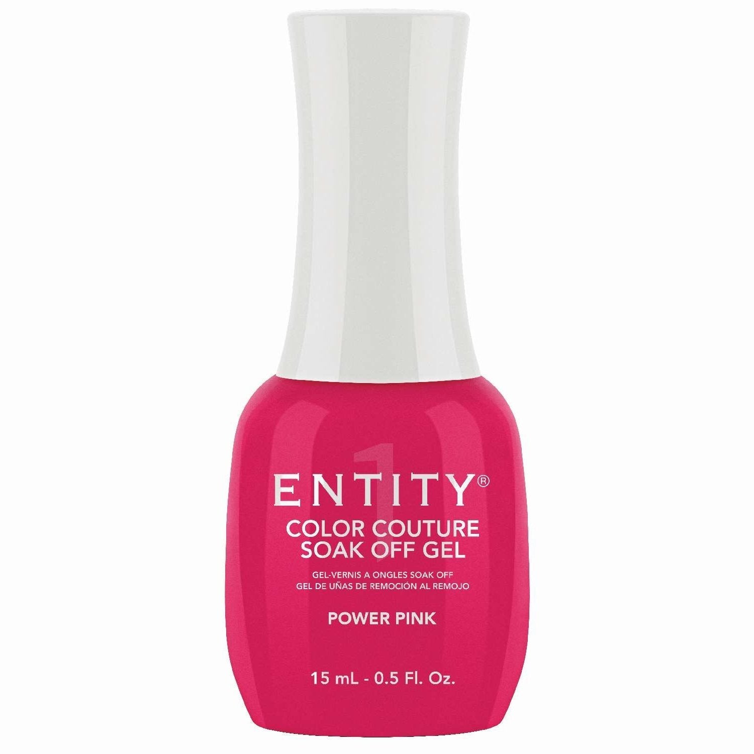 Entity Color Couture Soak Off Gel Power Pink 0.5 Fl Oz Entity Color Couture Soak Off Gel Power Pink 0.5 Fl Oz