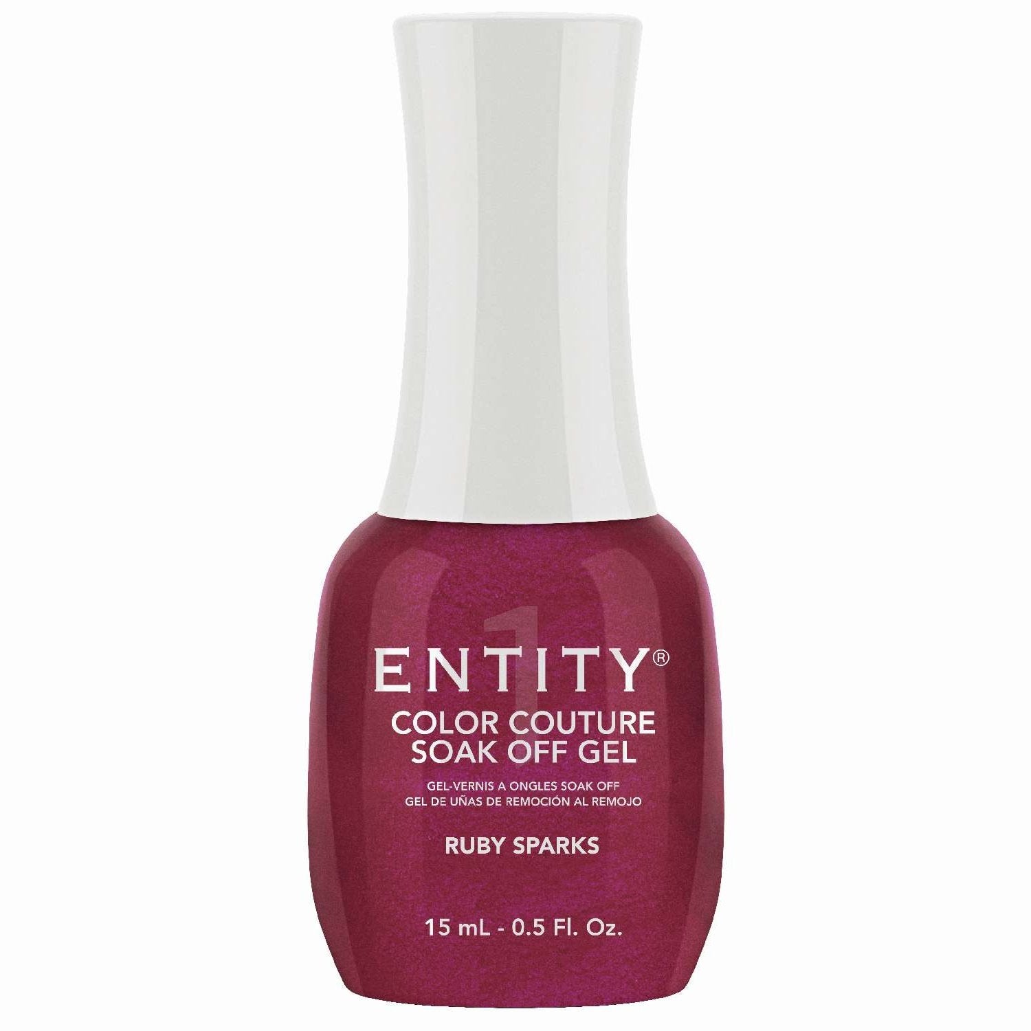 Entity Color Couture Soak Off Gel Ruby Sparks 0.5 Fl Oz Entity Color Couture Soak Off Gel Ruby Sparks 0.5 Fl Oz