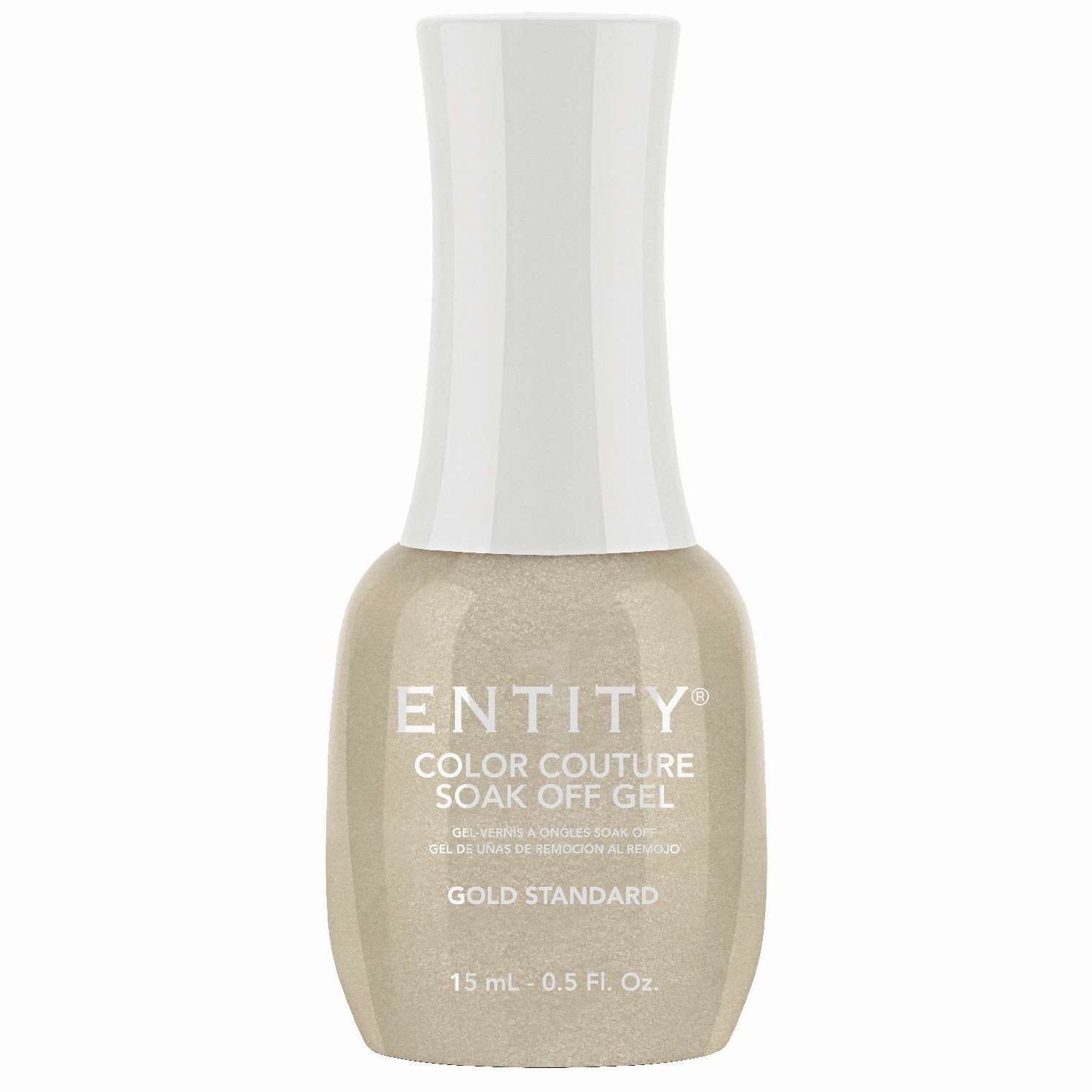 Entity Color Couture Soak Off Gel Gold Standard 0.5 Fl Oz Entity Color Couture Soak Off Gel Gold Standard 0.5 Fl Oz