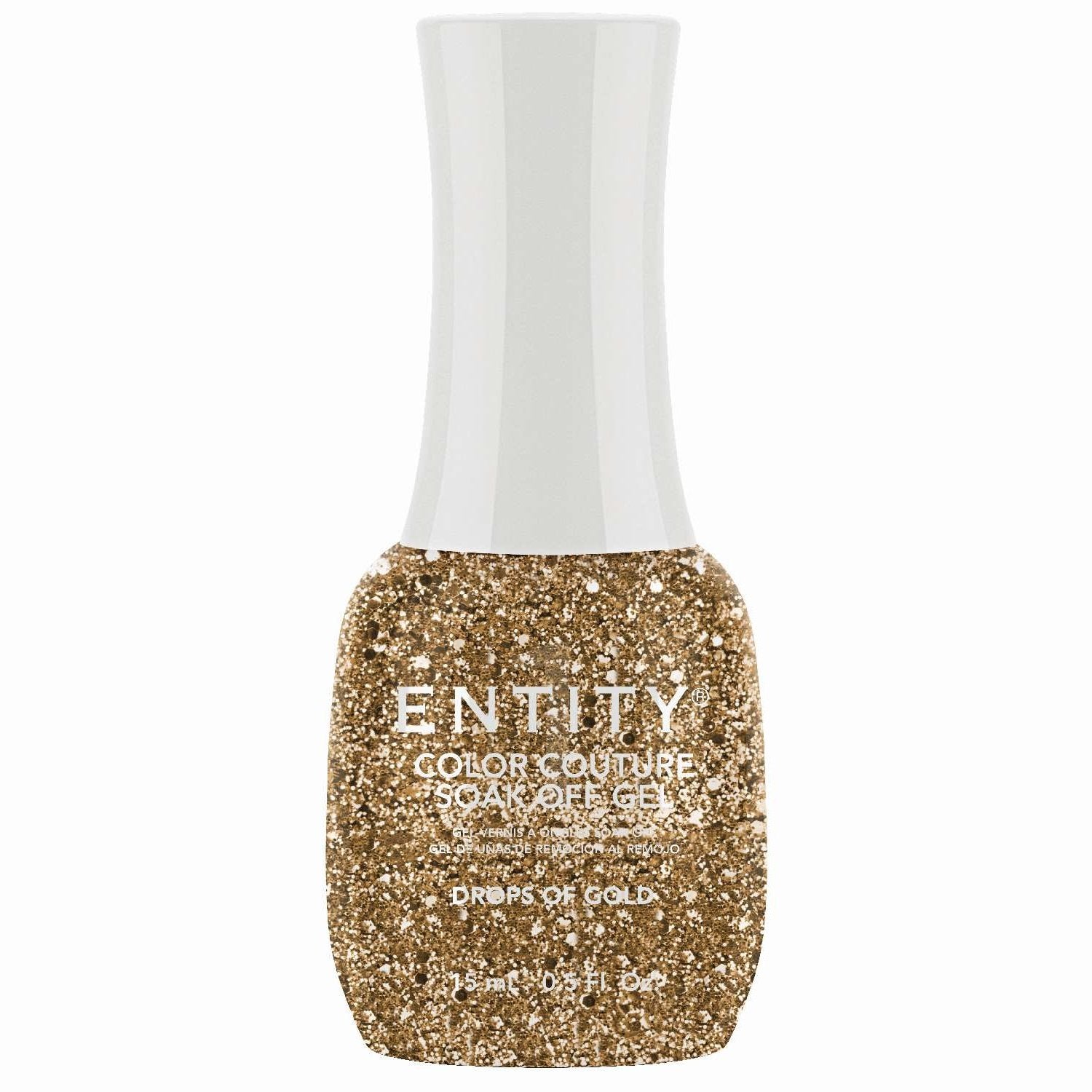 Entity Color Couture Soak Off Gel Drops Of Gold 0.5 Fl Oz Entity Color Couture Soak Off Gel Drops Of Gold 0.5 Fl Oz