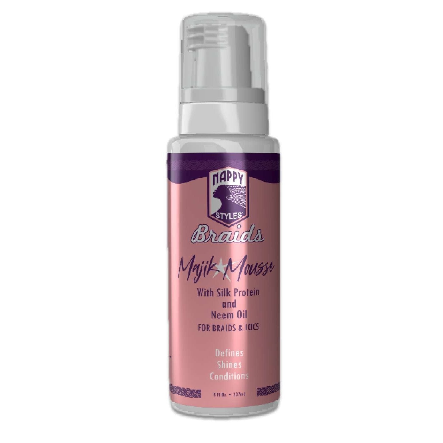 Nappy Styles Majik Mousse 8 Oz Nappy Styles Majik Mousse 8 Oz