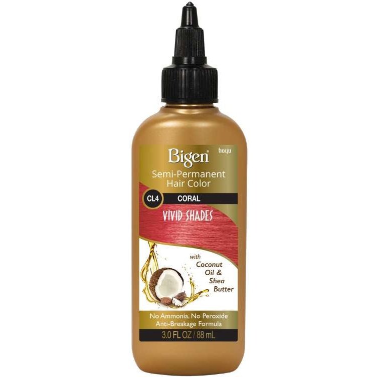 Bigen Semi-Permaneant Vivid Hair Color Coral 3 Oz Bigen Semi-Permaneant Vivid Hair Color Coral 3 Oz