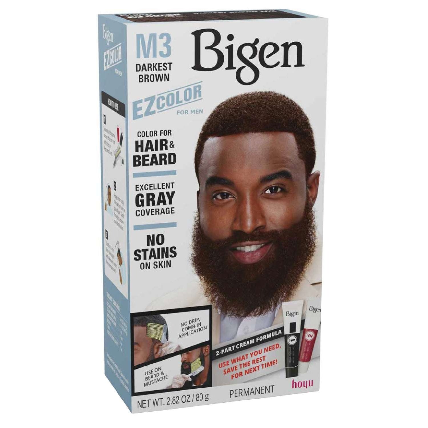 Bigen Ez Color For Men Darkest Brown Kit Bigen Ez Color For Men Darkest Brown Kit