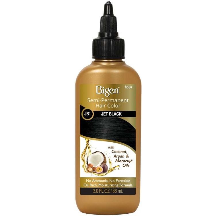 Bigen Semi-Permaneant Hair Color Jb1 Jet Black 3 Oz Bigen Semi-Permaneant Hair Color Jb1 Jet Black 3 Oz
