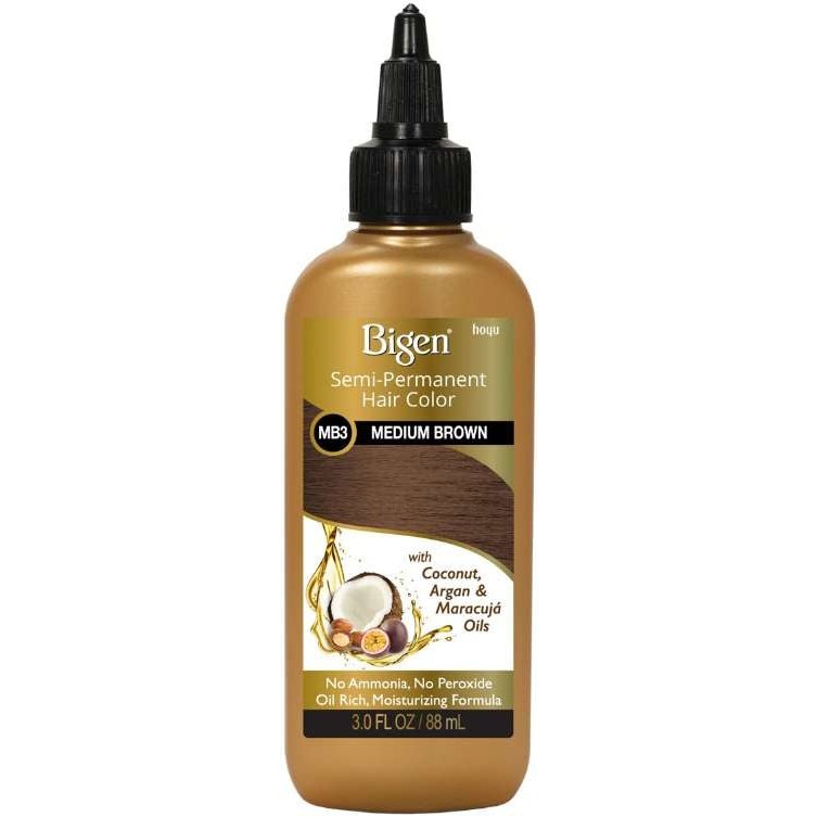 Bigen Semi-Permaneant Hair Color Medium Brown 3 Oz Bigen Semi-Permaneant Hair Color Medium Brown 3 Oz