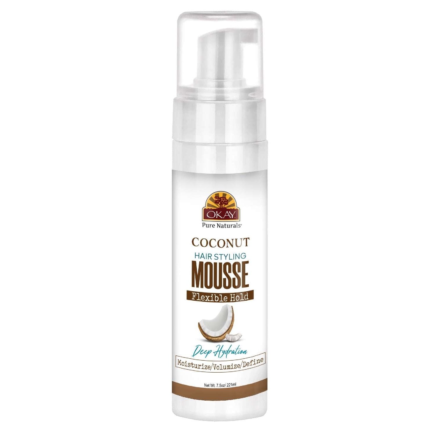 Okay Coconut Hair Styling Mousse 7.5 Oz Okay Coconut Hair Styling Mousse 7.5 Oz
