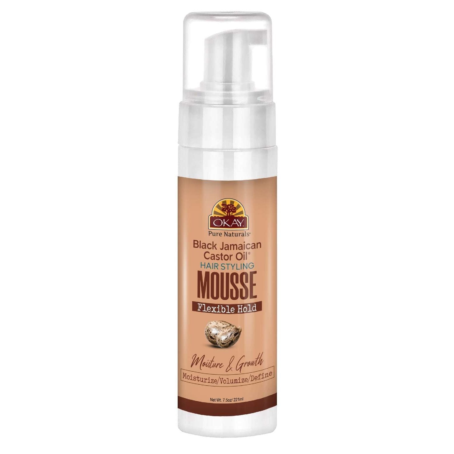 Okay Black Jamaican Castor Oil Hair Styling Mousse 7.5 Oz Okay Black Jamaican Castor Oil Hair Styling Mousse 7.5 Oz