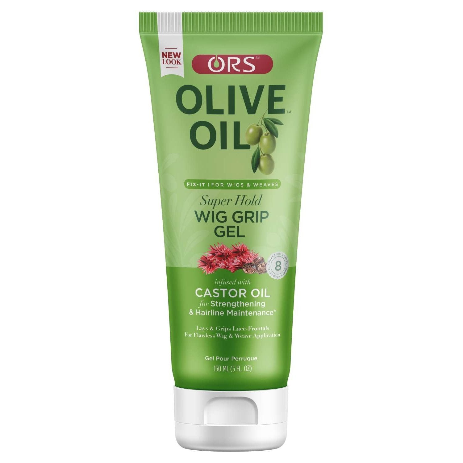 Ors Olive Oil Fix-It For Wigs Weaves Super Hold Wig Grip Gel 5 Oz Ors Olive Oil Fix-It For Wigs Weaves Super Hold Wig Grip Gel 5 Oz
