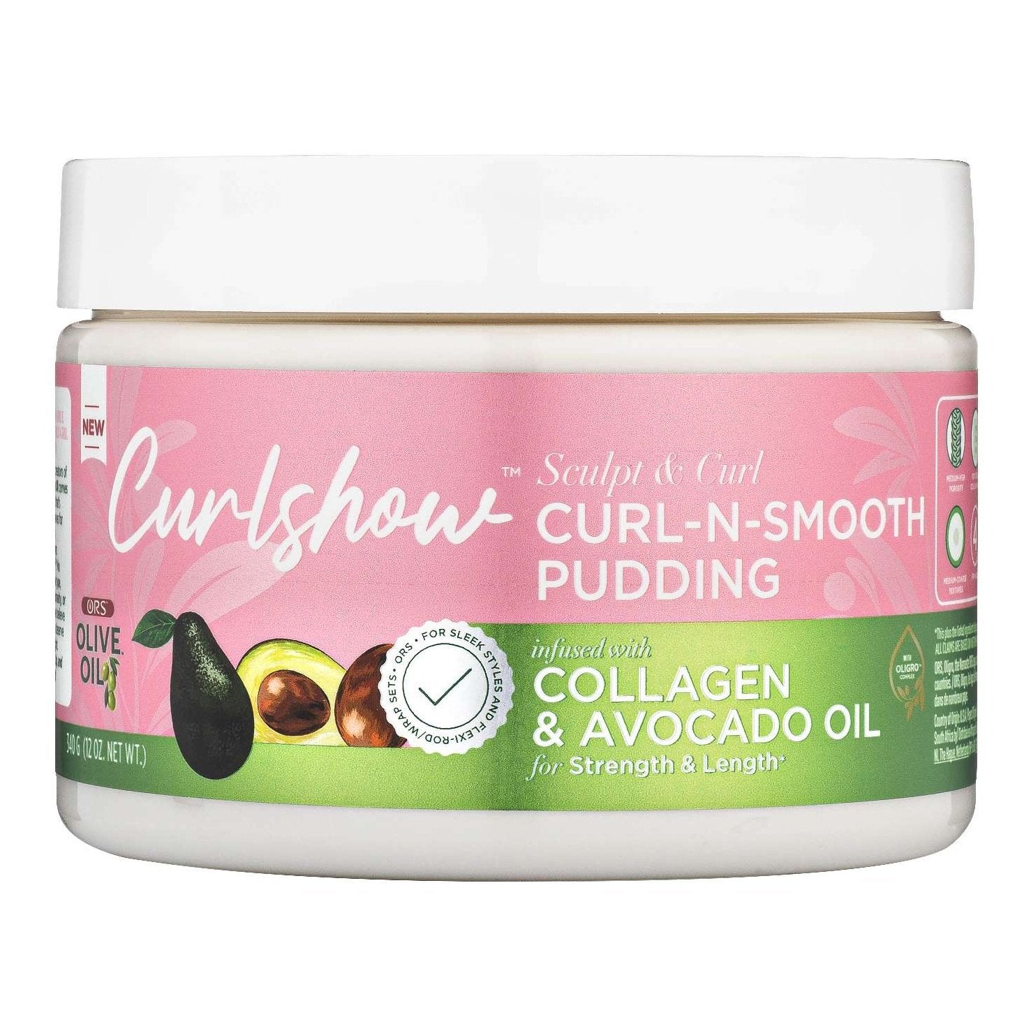 Ors Curl Show Curl-N-Smooth Pudding 12 Oz ORS Curl Show Curl-N-Smooth Pudding 12 Oz