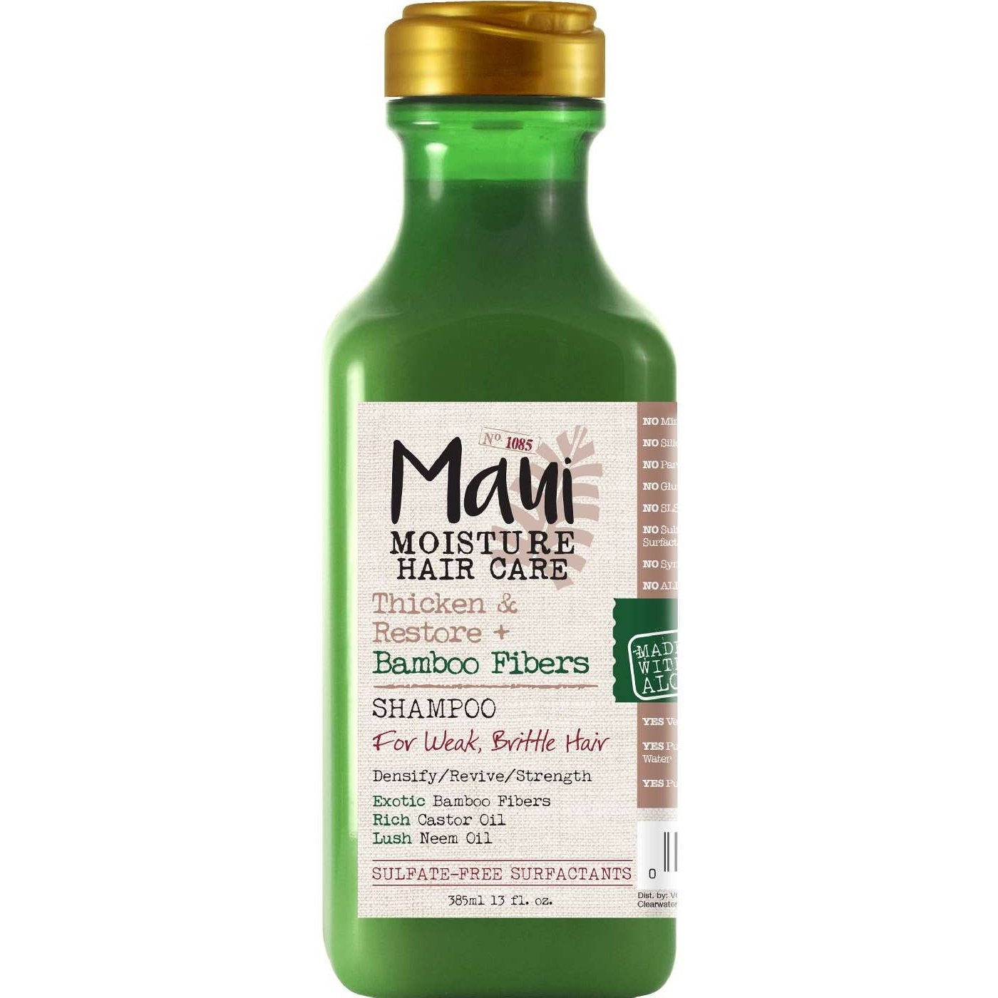 Maui Moisture Thicken Restore Bamboo Fibers Shampoo 13.0 Fl Oz Maui Moisture Thicken Restore Bamboo Fibers Shampoo 13.0 Fl Oz
