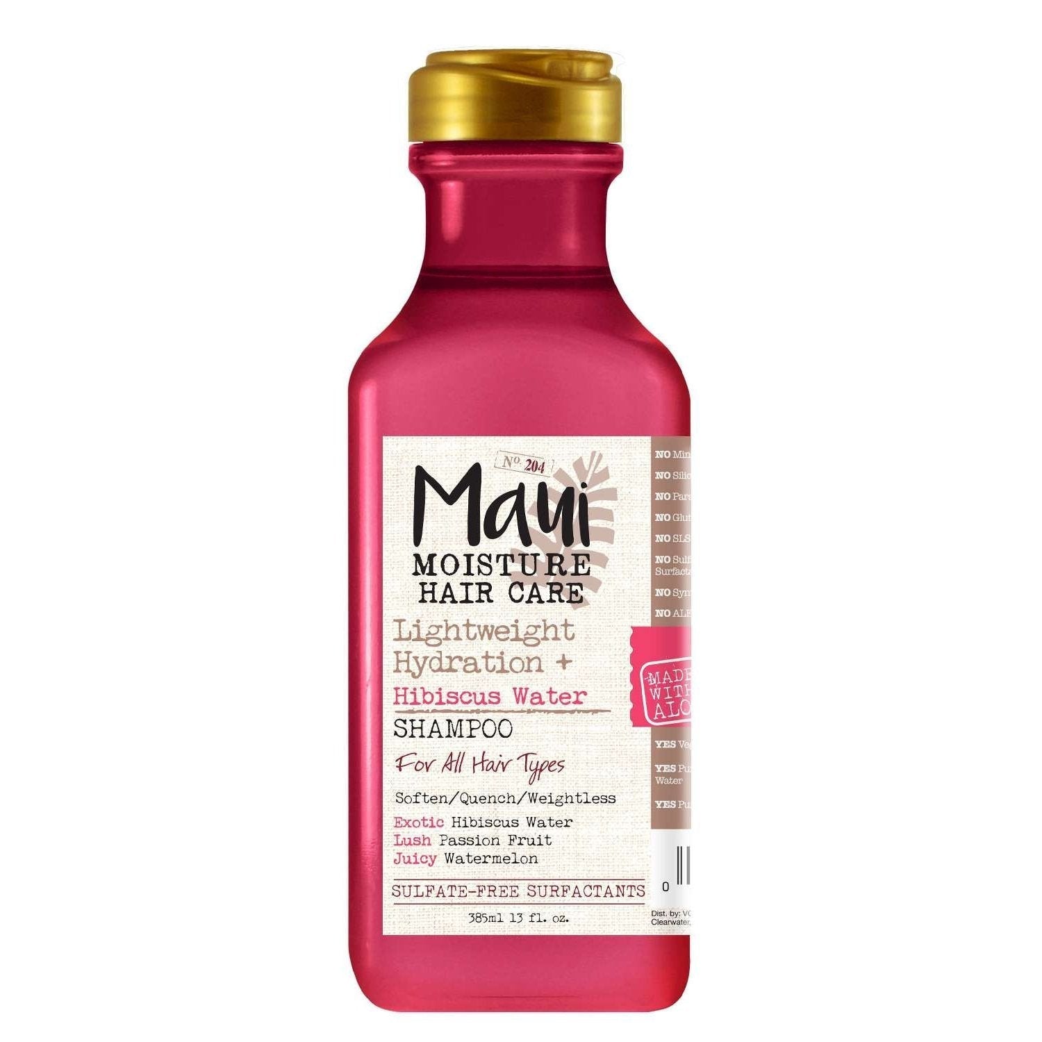 Maui Moisture Lightweight Hydration Hibiscus Water Shampoo 13.0 Fl Oz Maui Moisture Lightweight Hydration Hibiscus Water Shampoo 13.0 Fl Oz