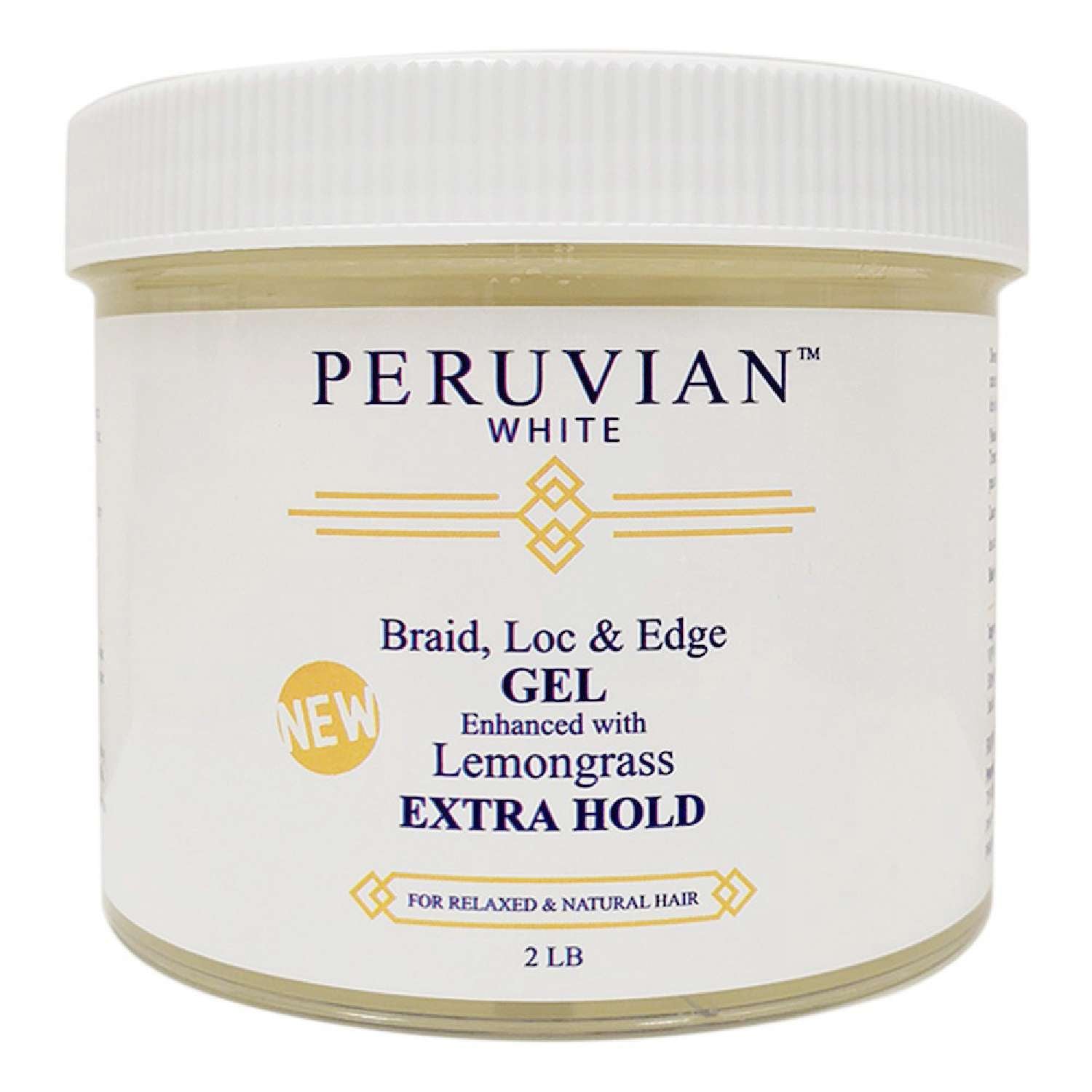 Peruvian White Braids Loc Edge Lemongrass Extra Hold 32 Oz Peruvian White Braids Loc Edge Lemongrass Extra Hold 32 Oz