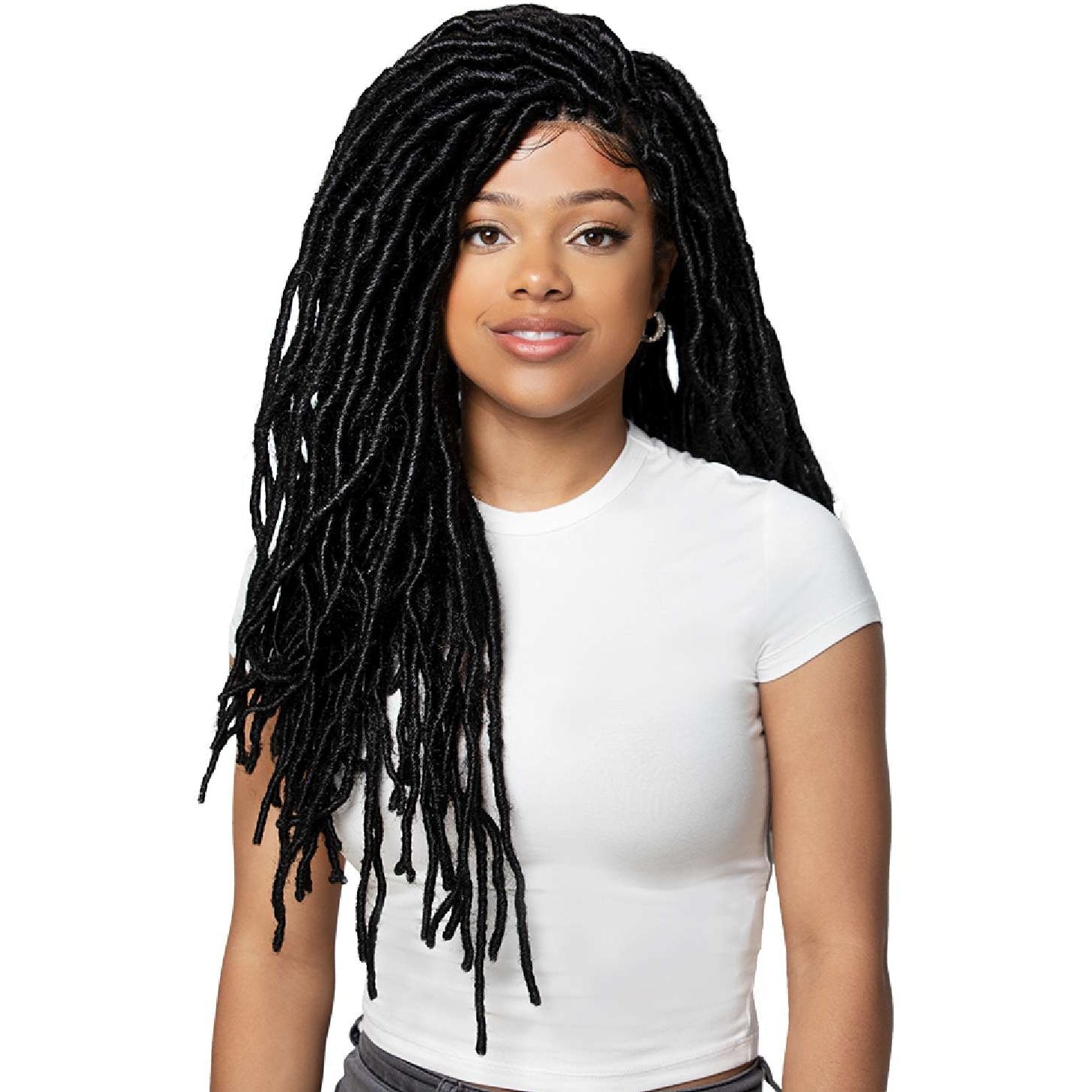 Queen B Lace Wig Qlw307 Goddess Locs - #1 Queen B Lace Wig Qlw307 Goddess Locs - #1