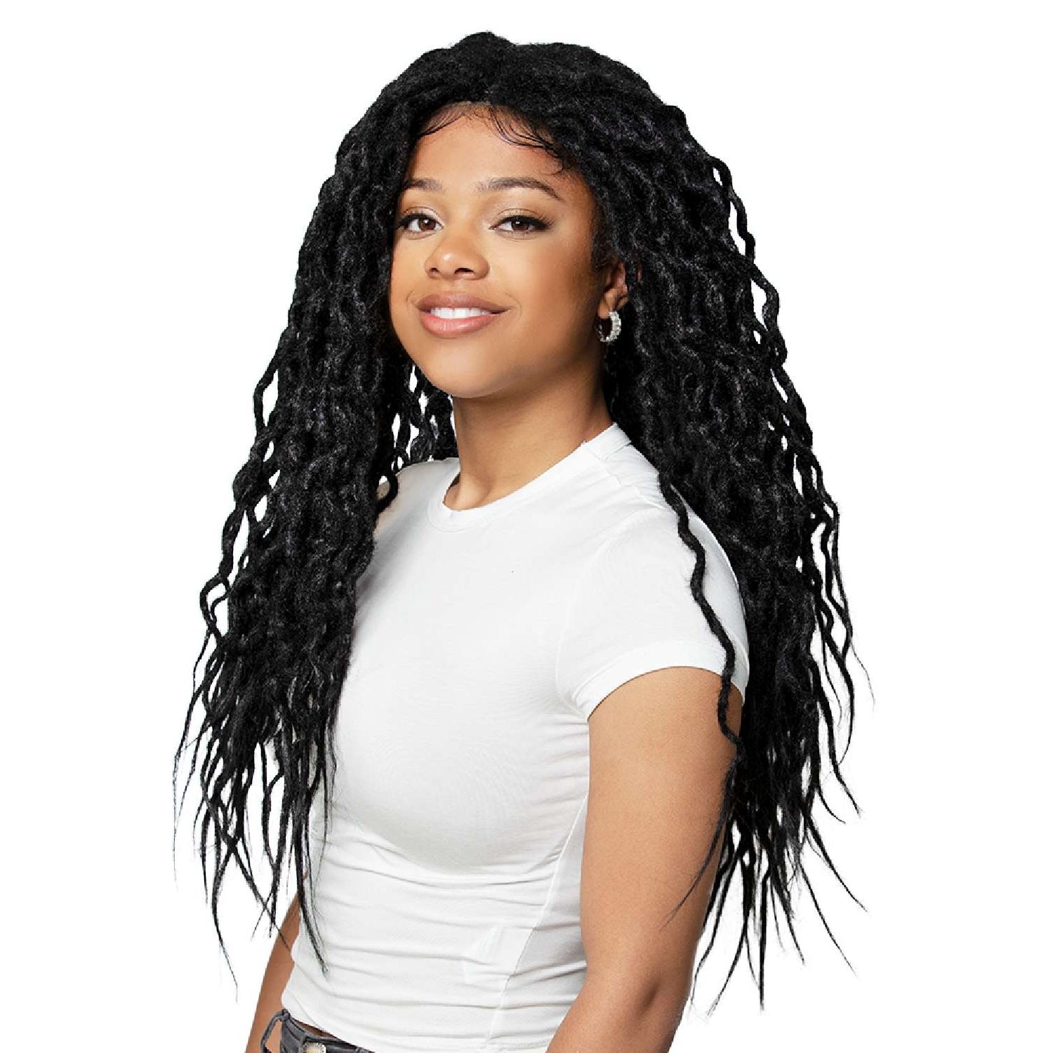 Queen B Lace Wig Qlw311 Dreadlocks-#1 Queen B Lace Wig Qlw311 Dreadlocks-#1