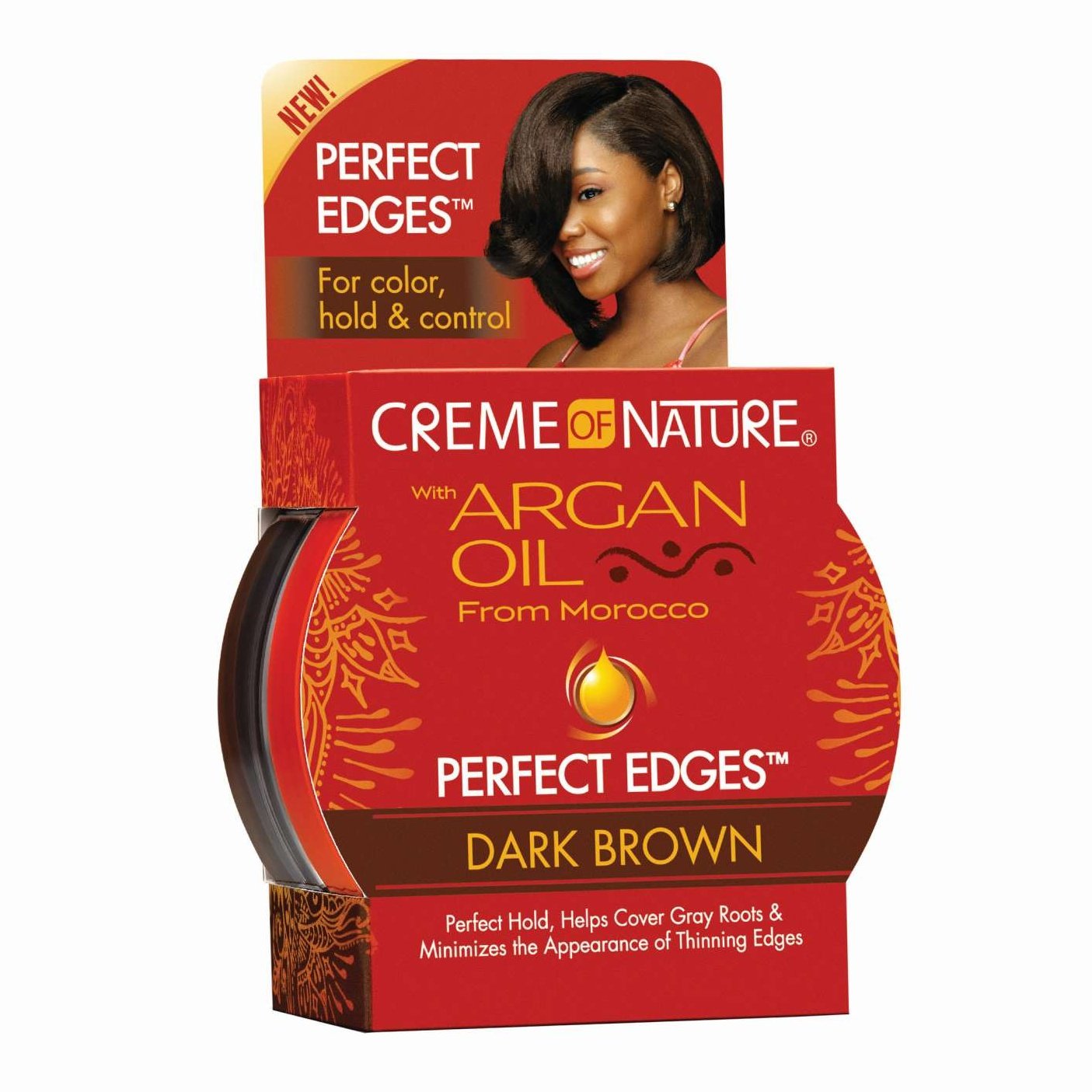 Creme Of Nature Argan Perfect Edges Brown 2.25 Oz Creme Of Nature Argan Perfect Edges Brown 2.25 Oz