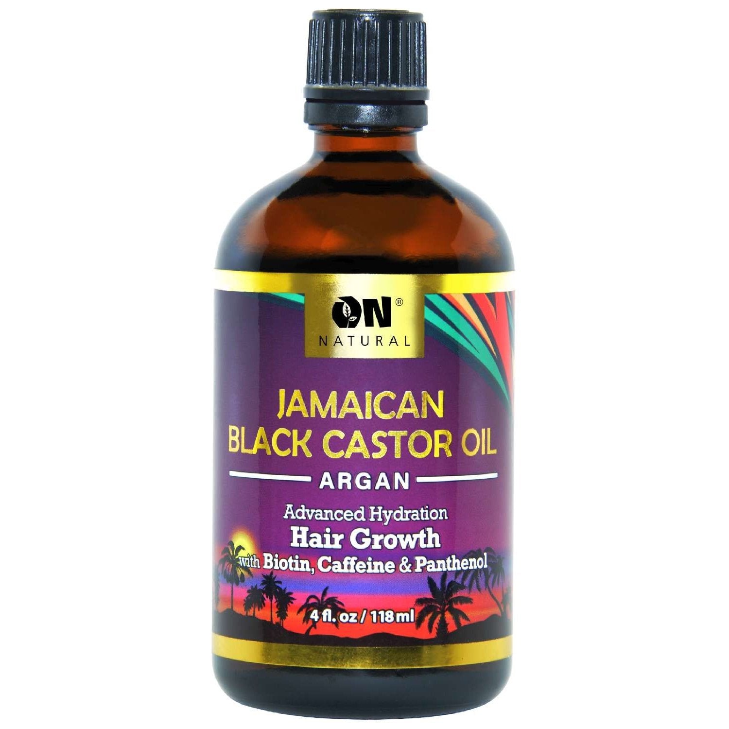 On Natural Jamaican Black Castor Oil Argan 4 Oz On Natural Jamaican Black Castor Oil Argan 4 Oz