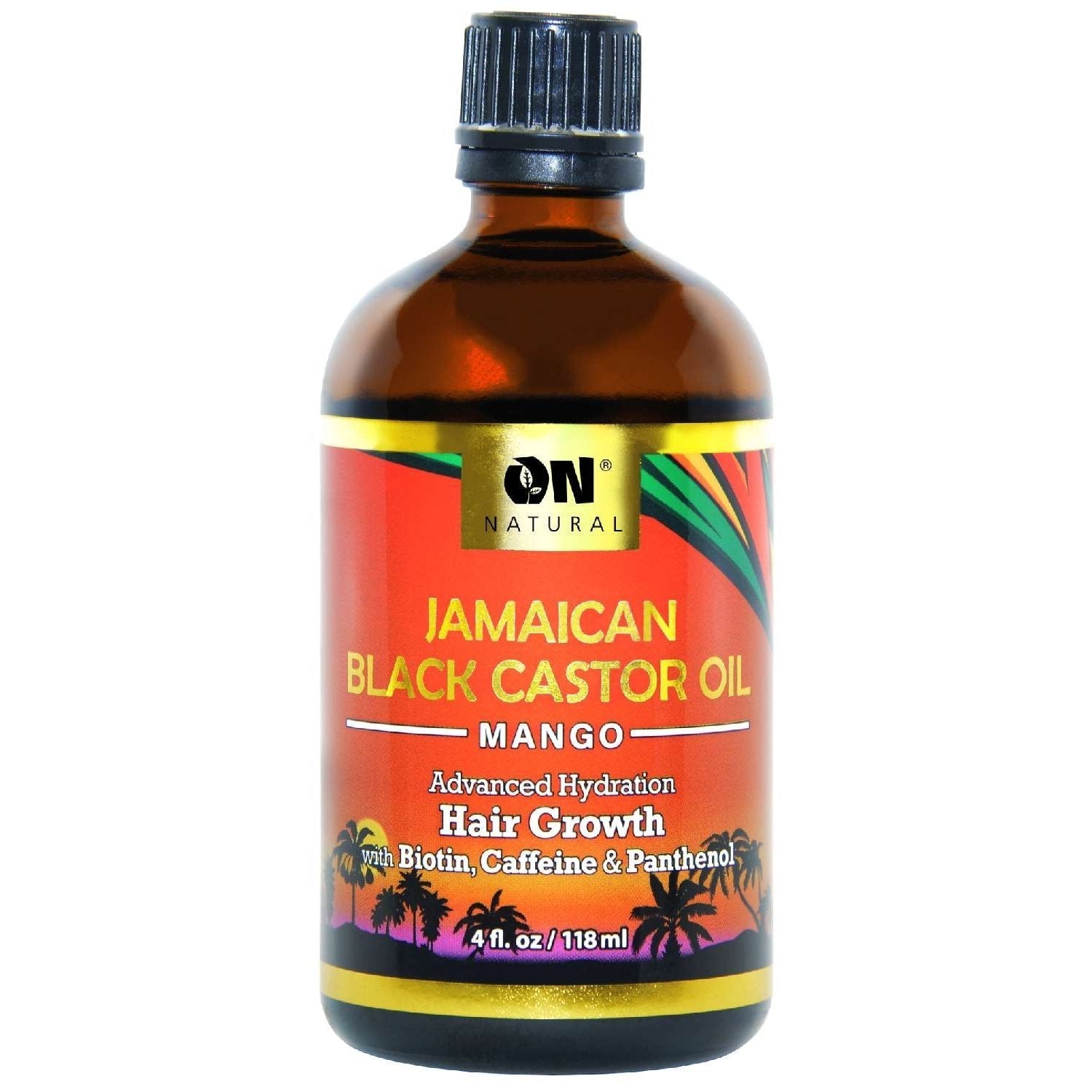On Natural Jamaican Black Castor Oil Mango 4 Oz On Natural Jamaican Black Castor Oil Mango 4 Oz