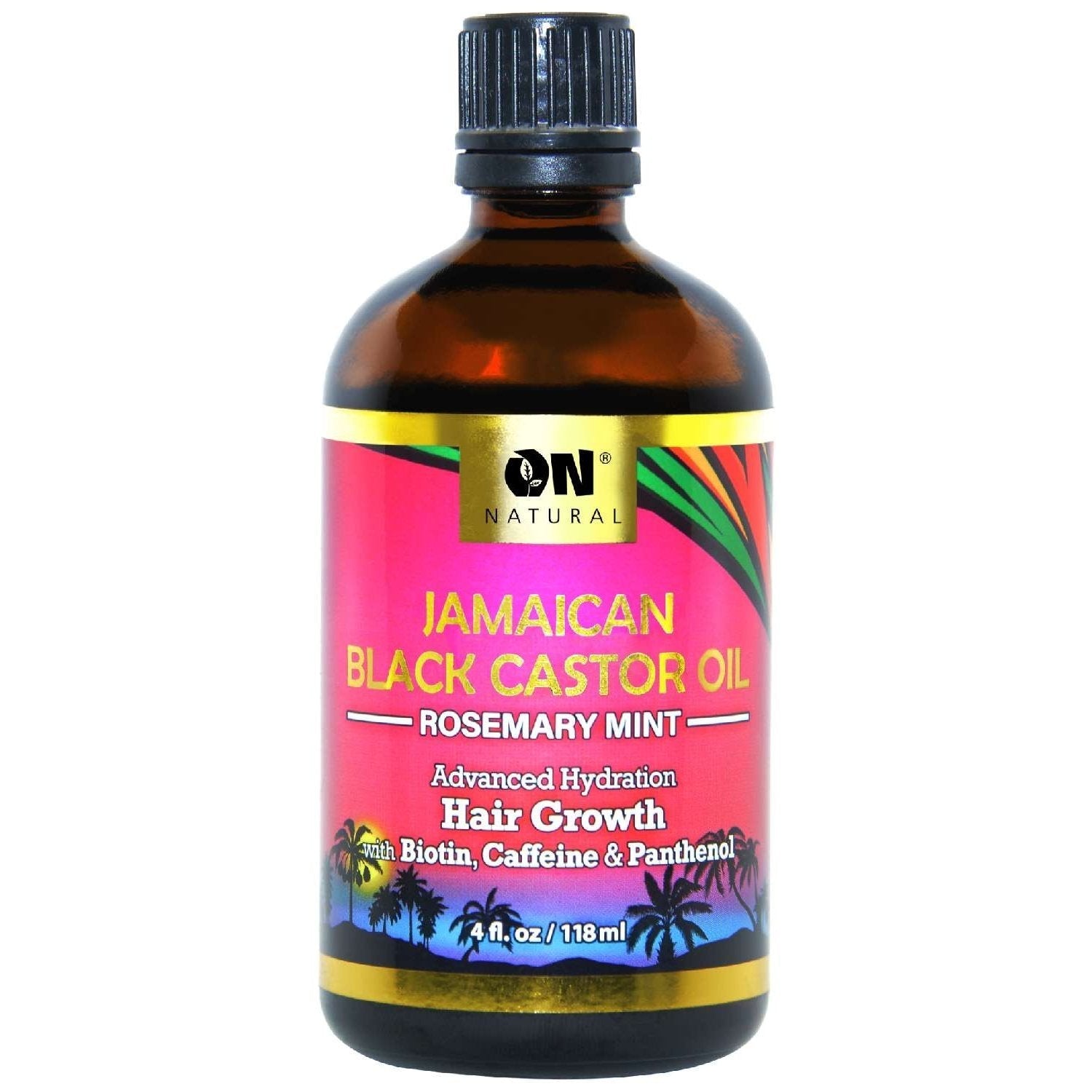 On Natural Jamaican Black Castor Oil Rosemary Mint 4 Oz On Natural Jamaican Black Castor Oil Rosemary Mint 4 Oz