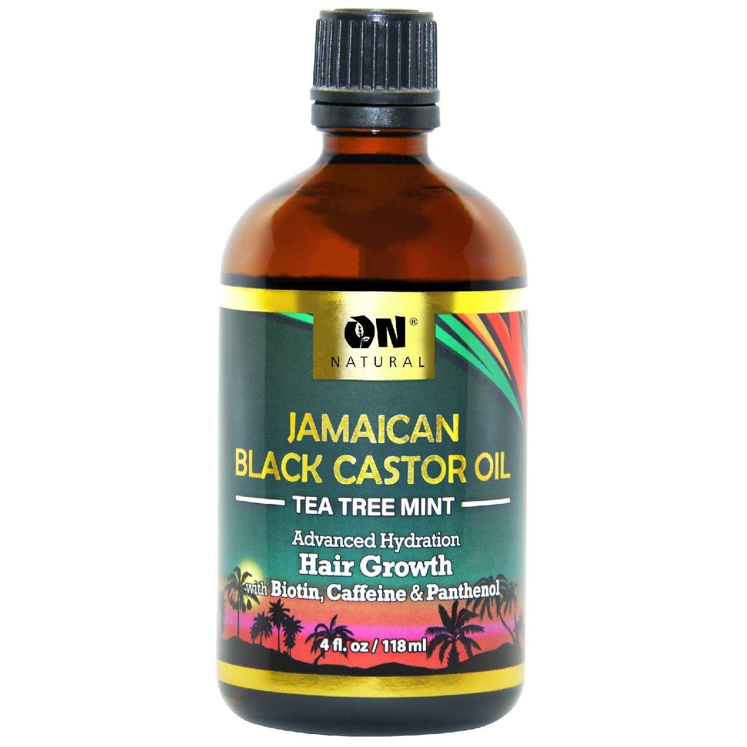 On Natural Jamaican Black Castor Oil Tea Tree Mint 4 Oz On Natural Jamaican Black Castor Oil Tea Tree Mint 4 Oz