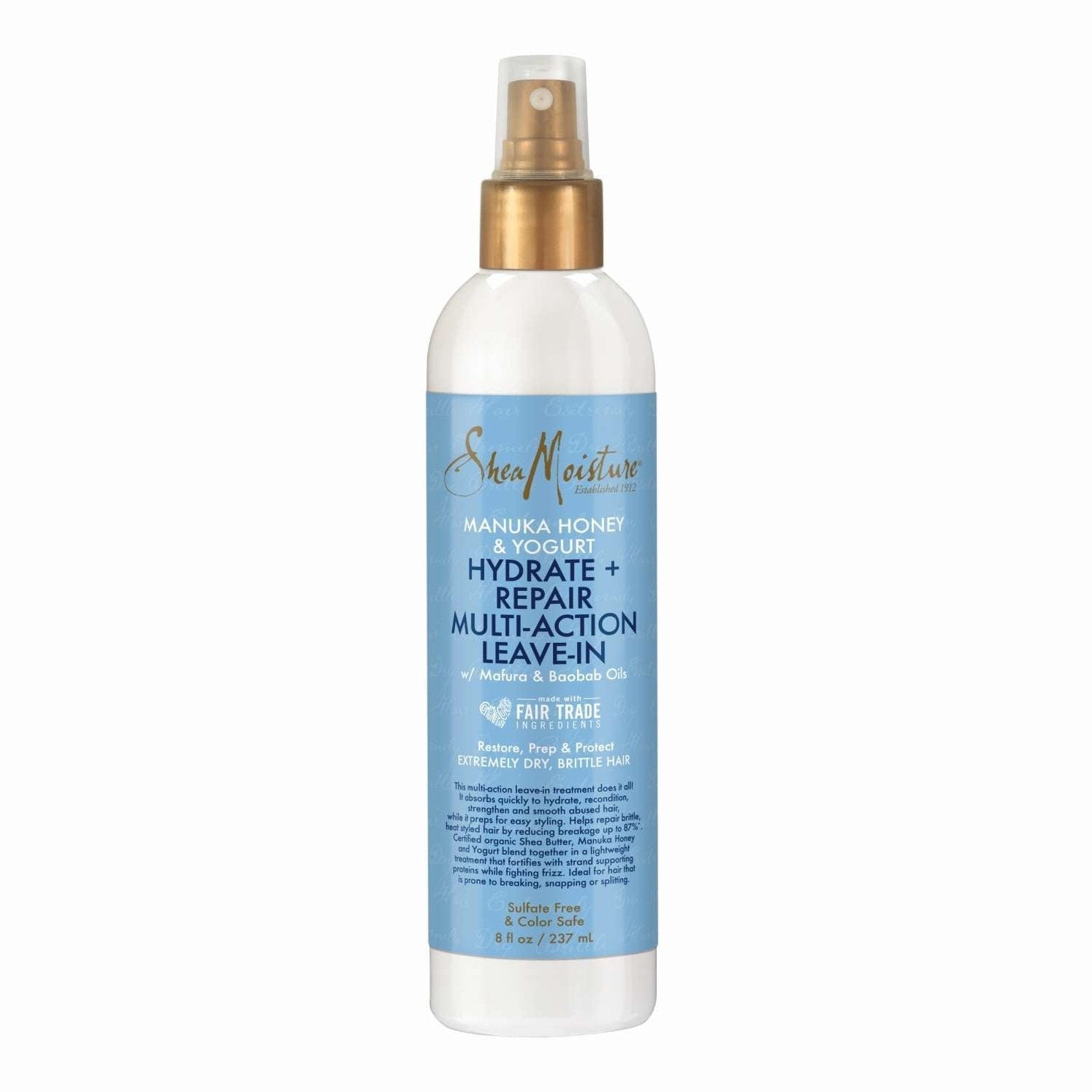 Shea Moisture Manuka Honey Yogurt Hydrate Repair Multi-Action Leave-In 8.0 Fl Oz Shea Moisture Manuka Honey Yogurt Hydrate Repair Multi-Action Leave-In 8.0 Fl Oz