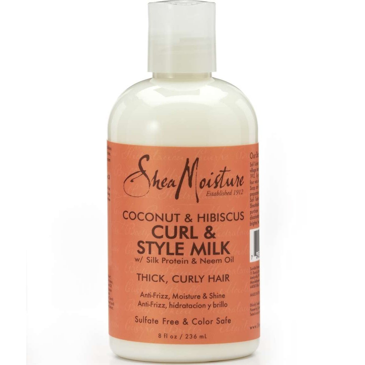 Shea Moisture Coconut Hibiscus Curl Style Milk 8 Oz Shea Moisture Coconut Hibiscus Curl Style Milk 8 Oz