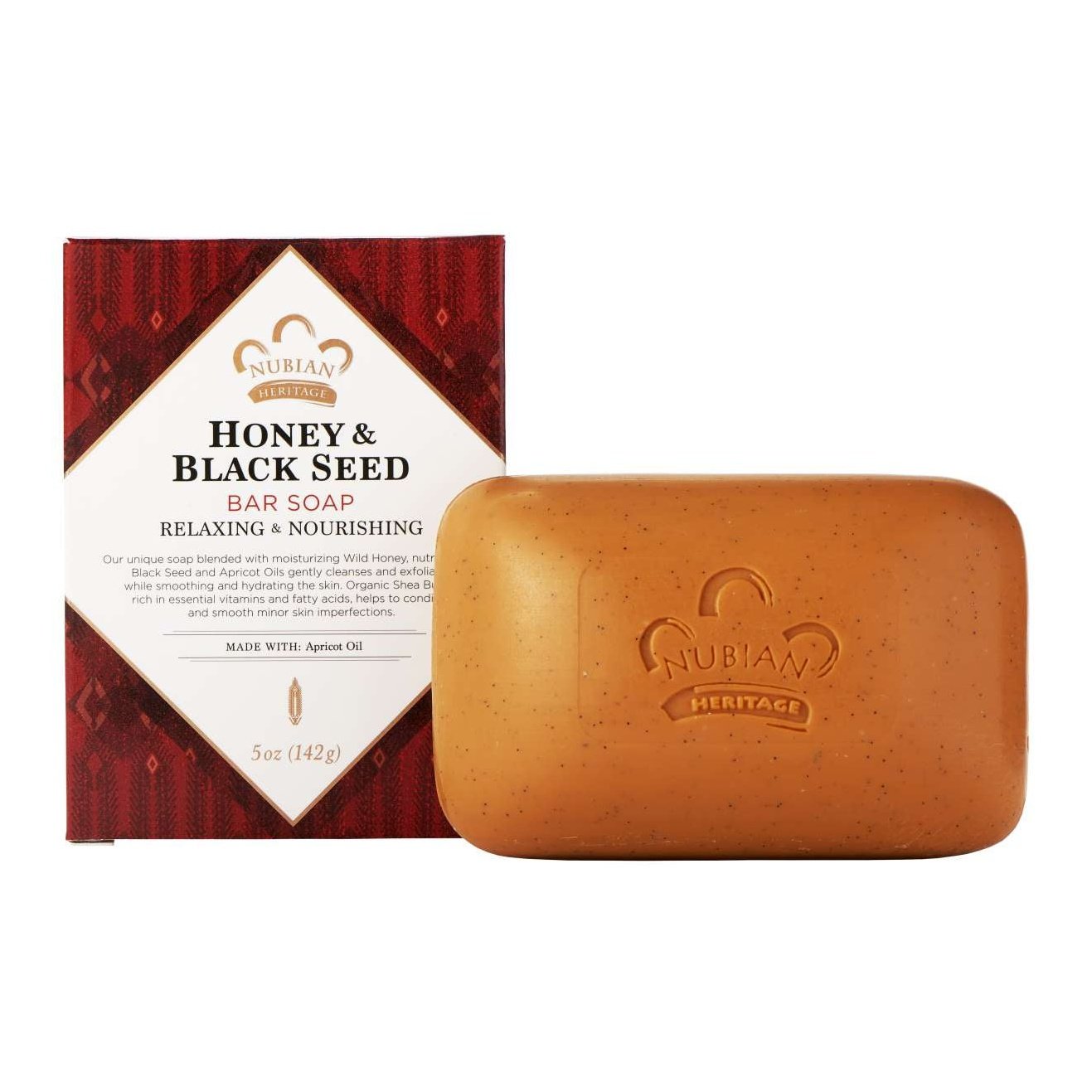Nubian Heritage Nubian Soap Honey Black Seed 5 Oz Nubian Heritage Nubian Soap Honey Black Seed 5 Oz