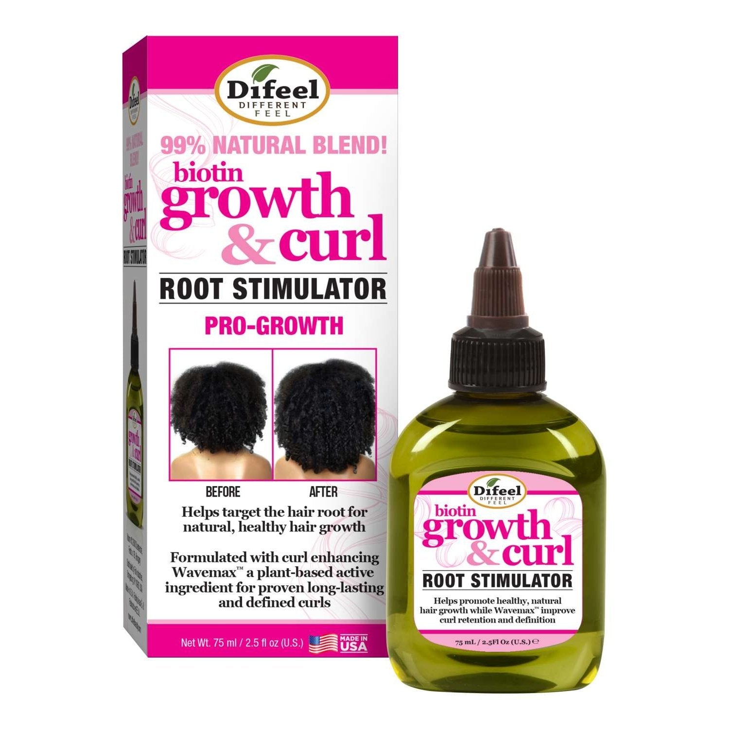 Difeel Growth And Curl Biotin Root Stimulator 2.5 Oz Difeel Growth And Curl Biotin Root Stimulator 2.5 Oz