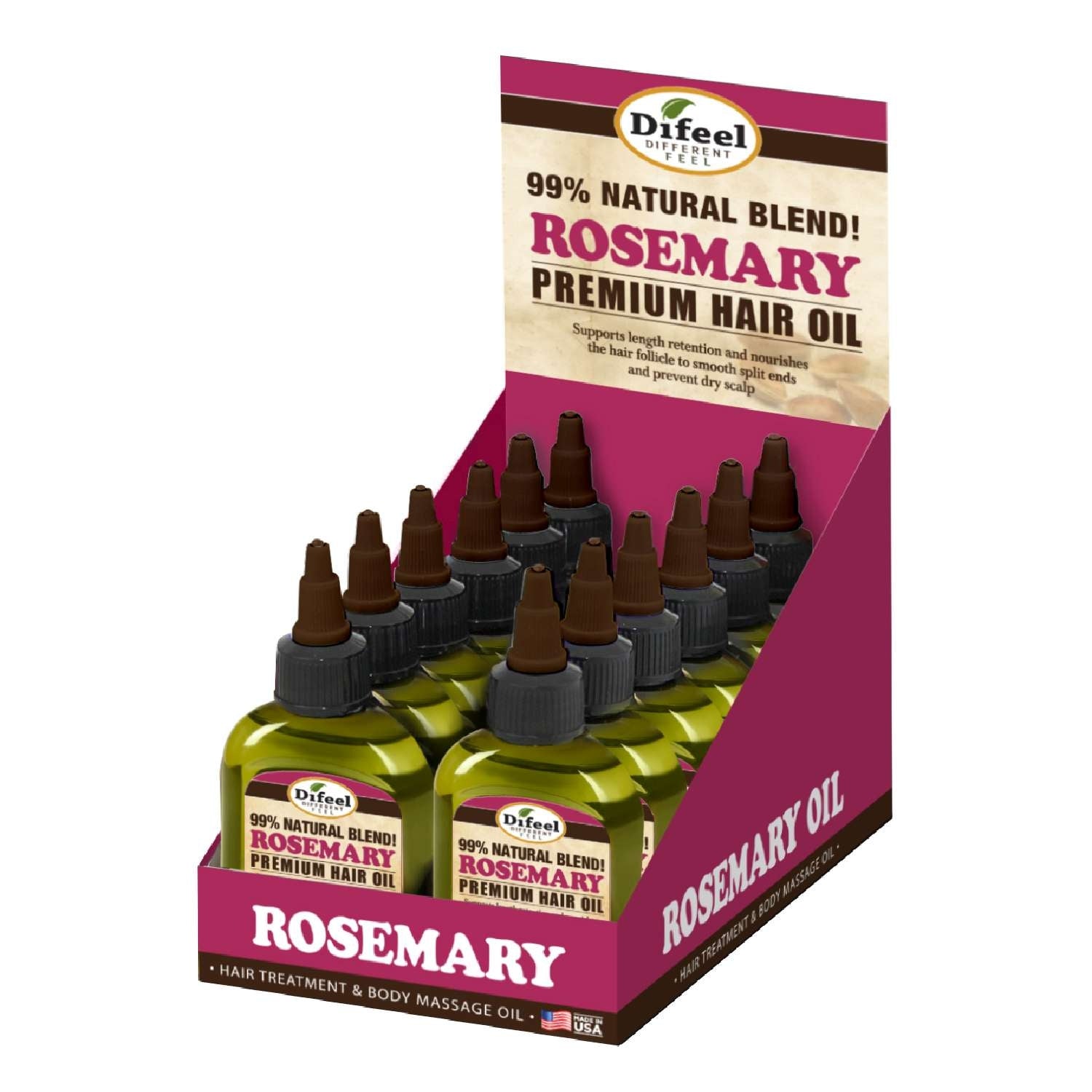 Sunflower Difeel Premium Natural Hair Oil Rosemary Sunflower Difeel Premium Natural Hair Oil Rosemary